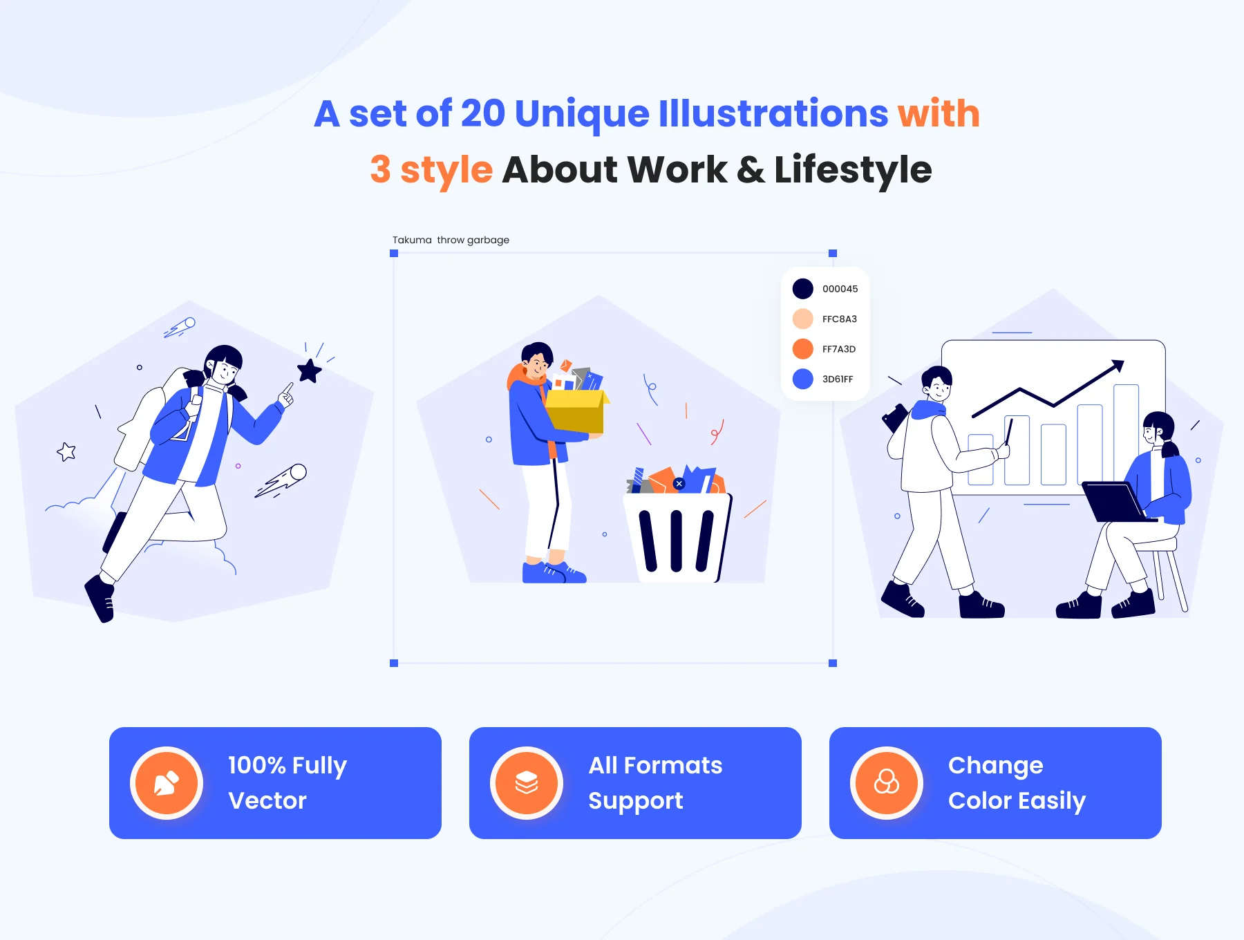 Wakku v2- Work Activities & Daily Life Illustration Pack 2