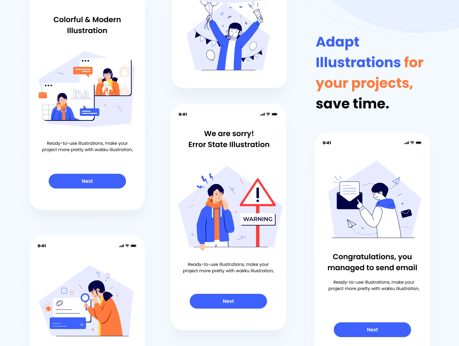 Wakku v2- Work Activities & Daily Life Illustration Pack 3
