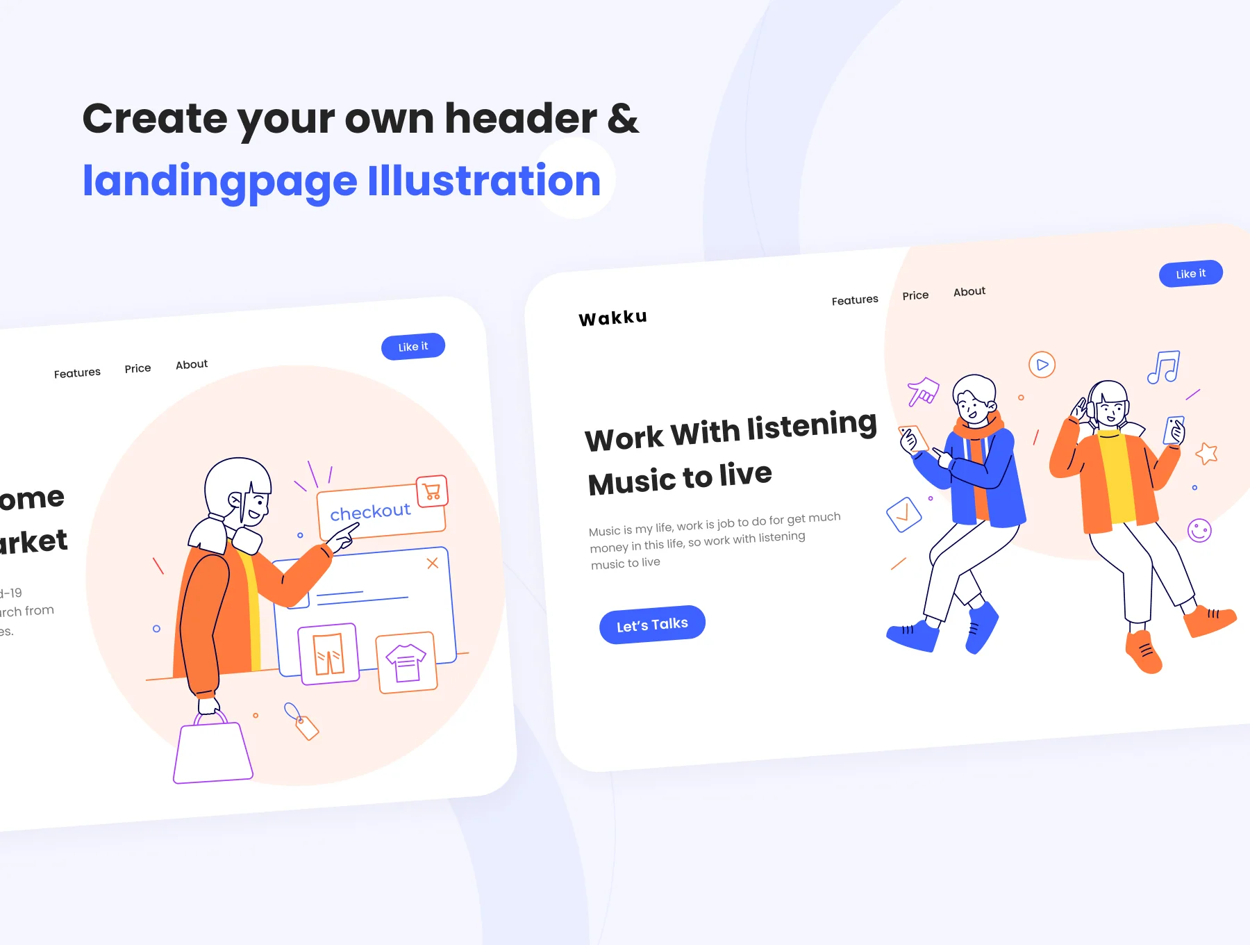 Wakku - Freelance & Work From Home Illustration 6