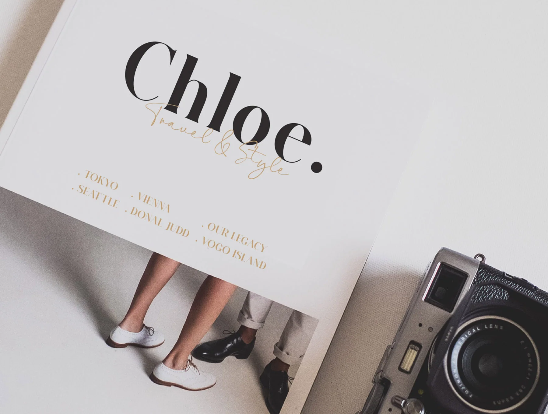 walking Straight_font duo_serif and signature typeface 3