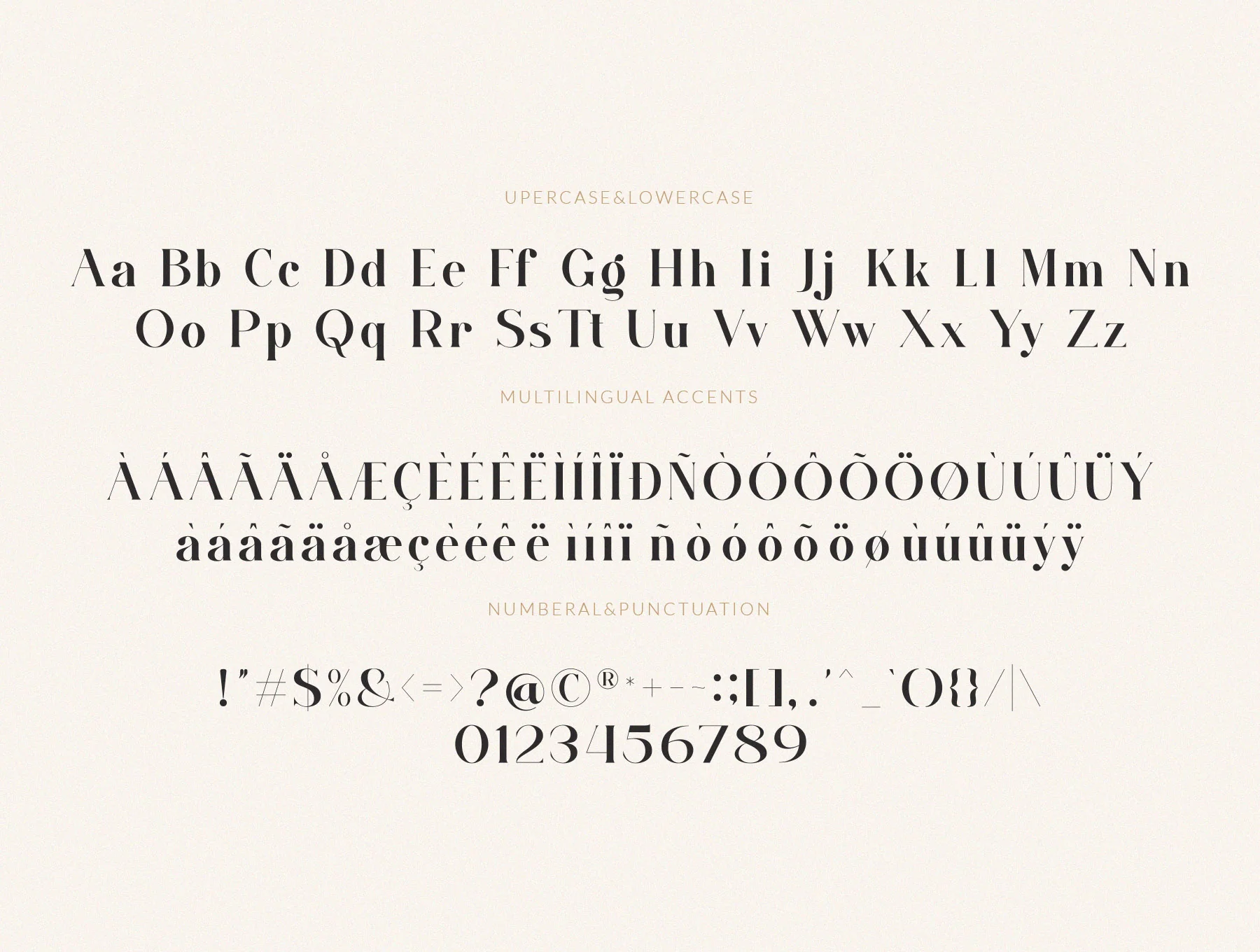 walking Straight_font duo_serif and signature typeface 5