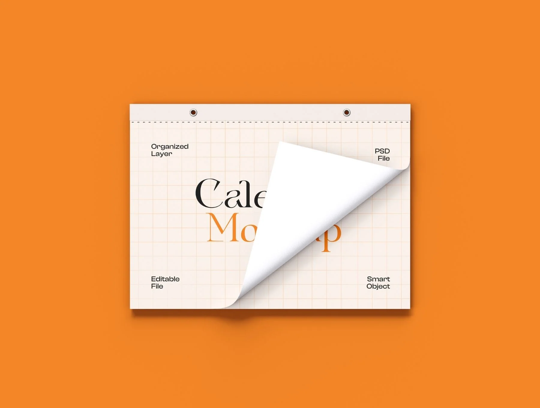 Wall Calendar Mockup Set - 09 Scene 2