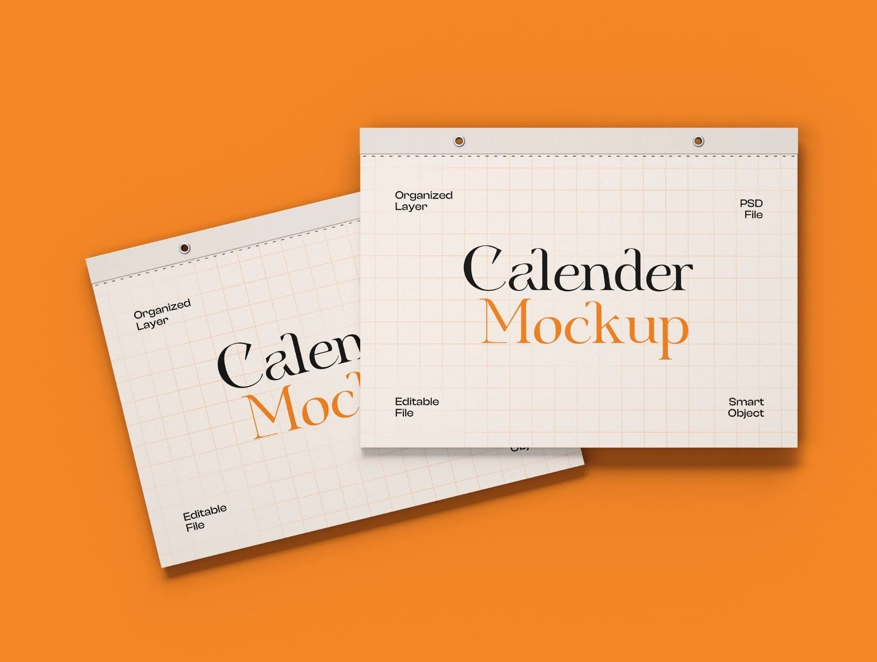 Wall Calendar Mockup Set - 09 Scene 7