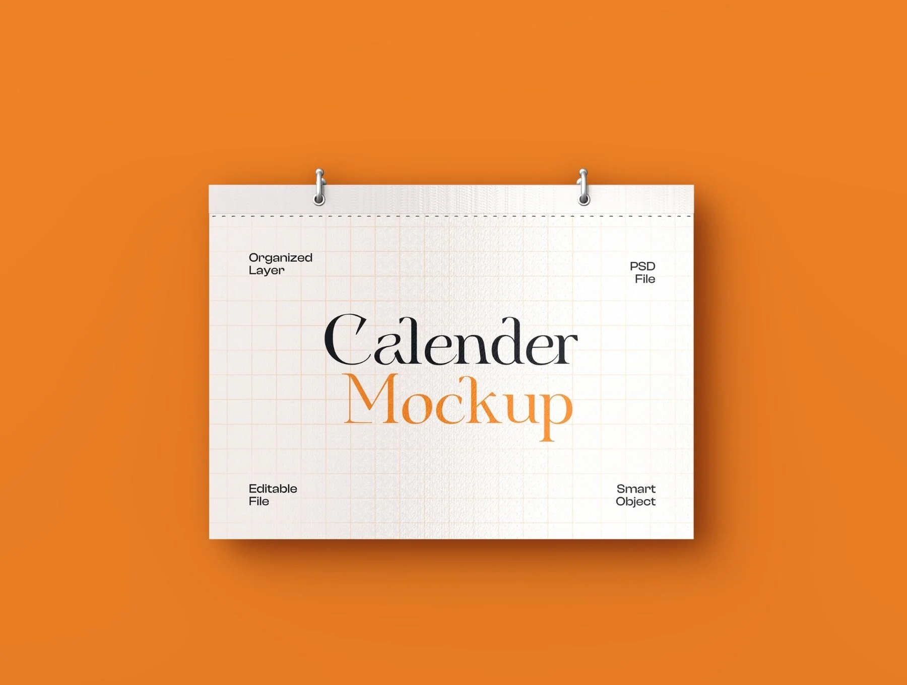 Wall Calendar Mockup Set - 09 Scene 8