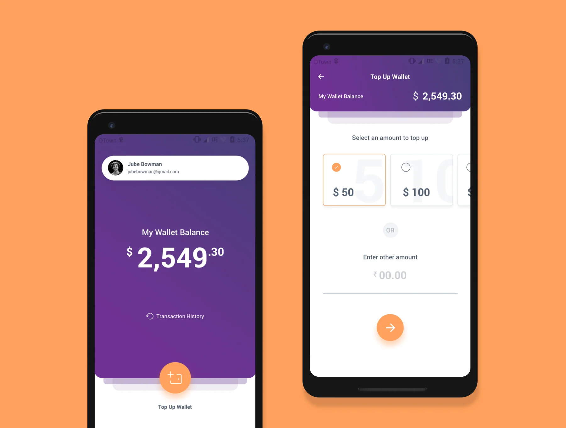 Wallet Mobile UI Kit 5