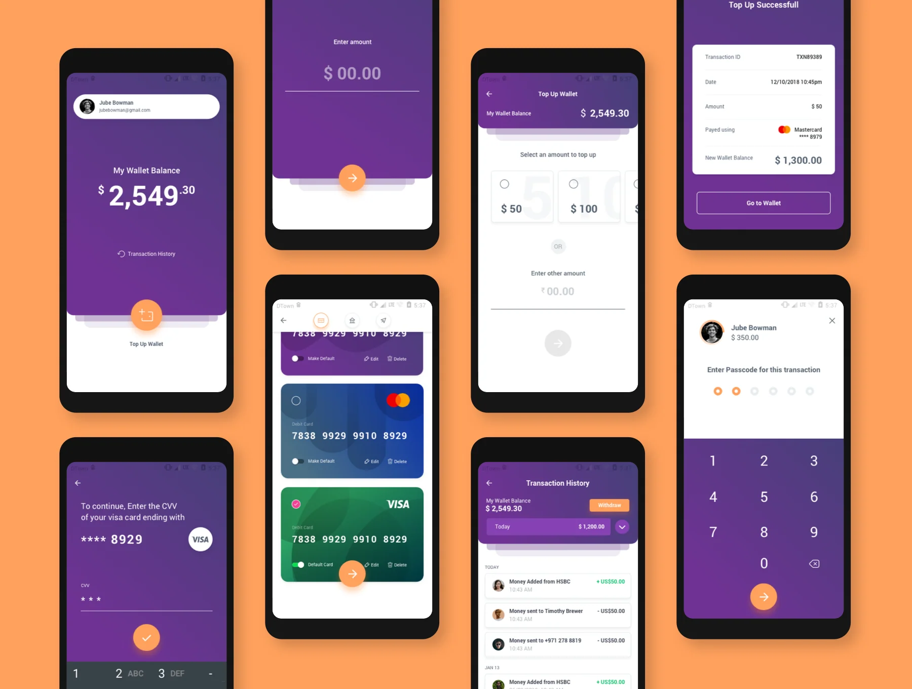 Wallet Mobile UI Kit 6