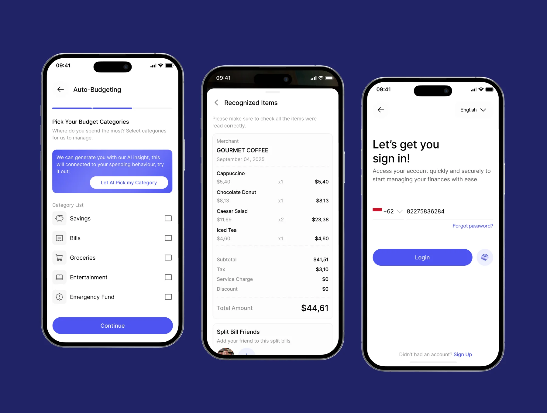 Wallet+ - E-Wallet App UI Kit 3