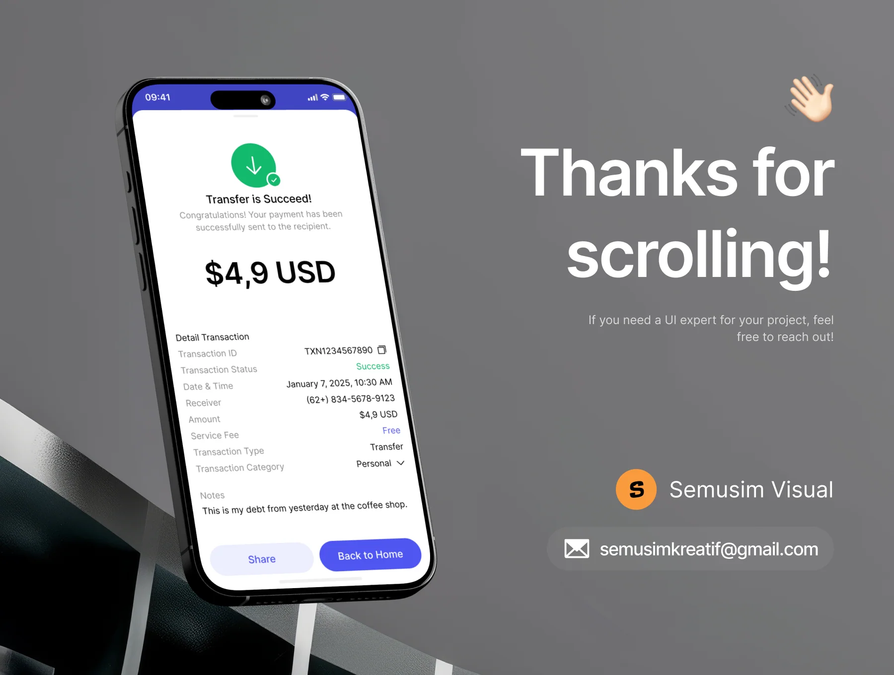 Wallet+ - E-Wallet App UI Kit 8