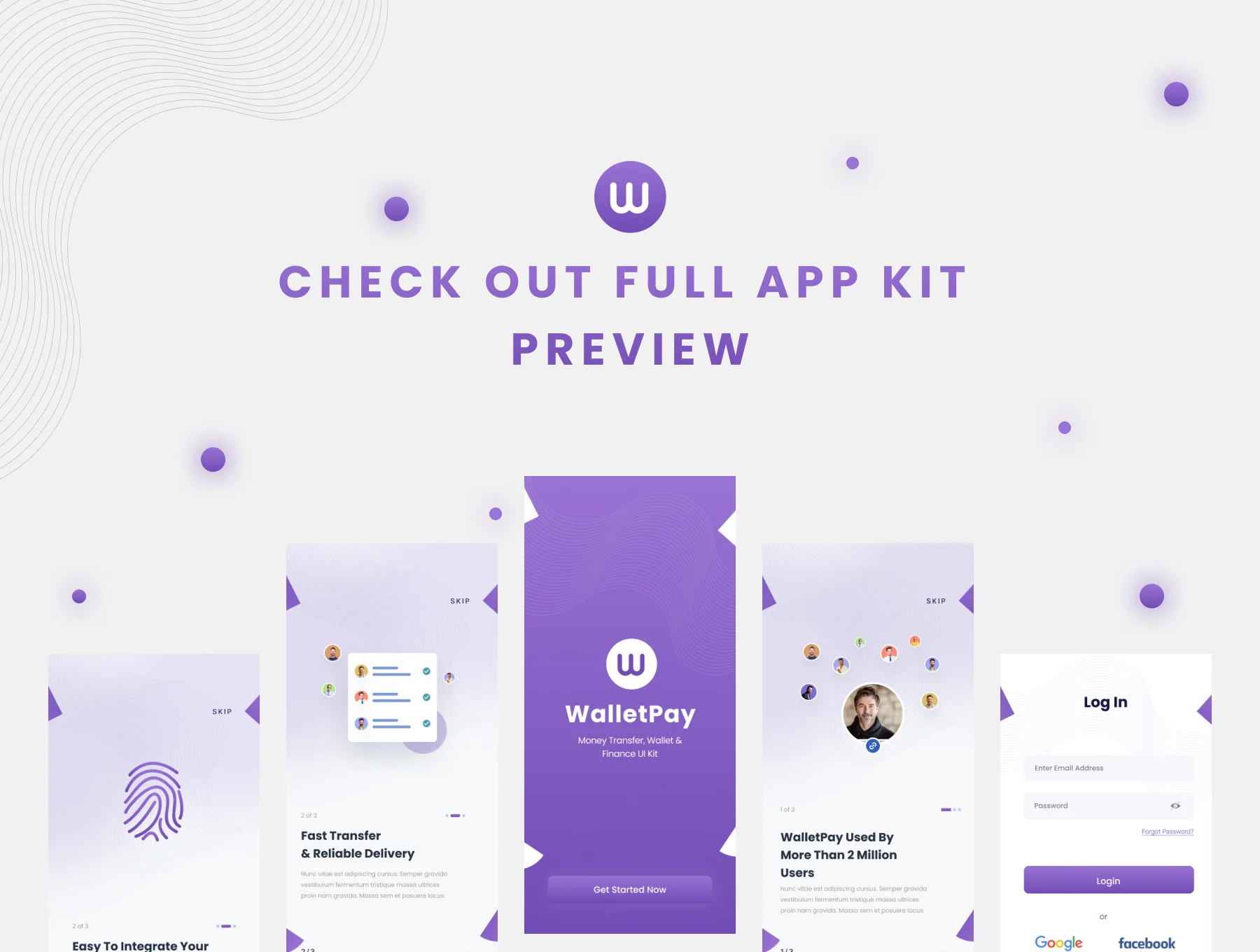 Wallet Pay- Money Transfer App Ui kit 3