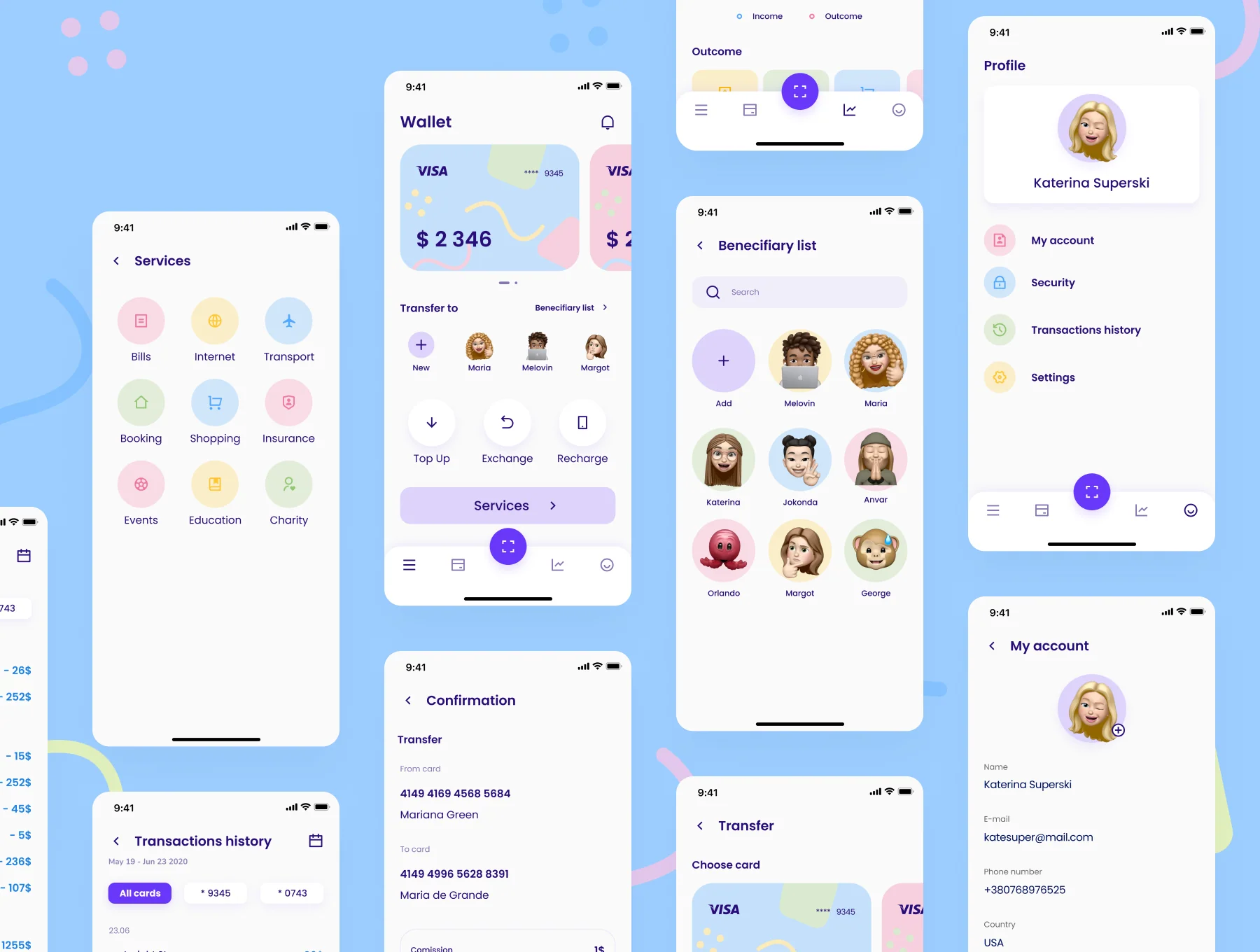 Wallet UI KIT 4