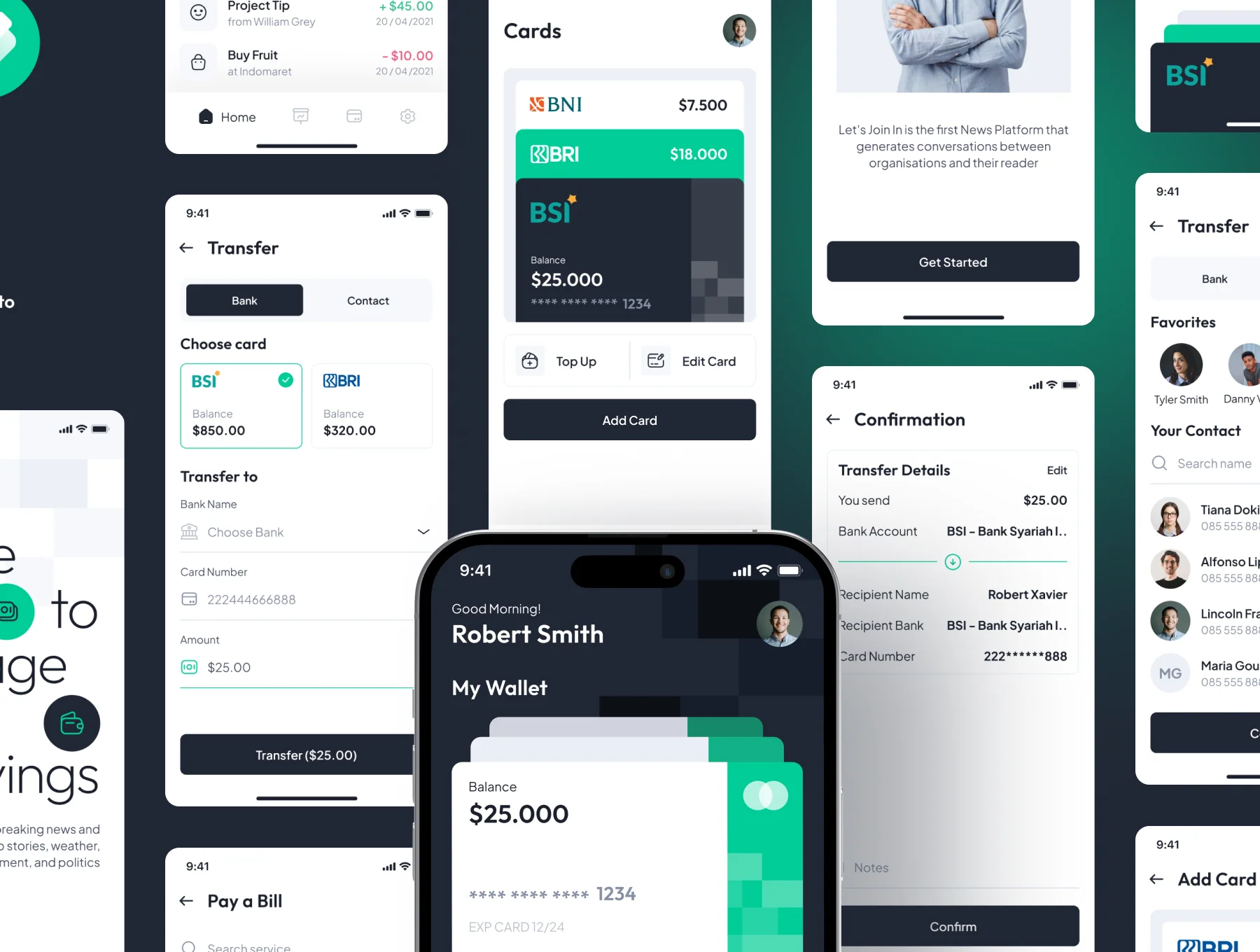 Walleto - Digital Wallet App UI Kit 4