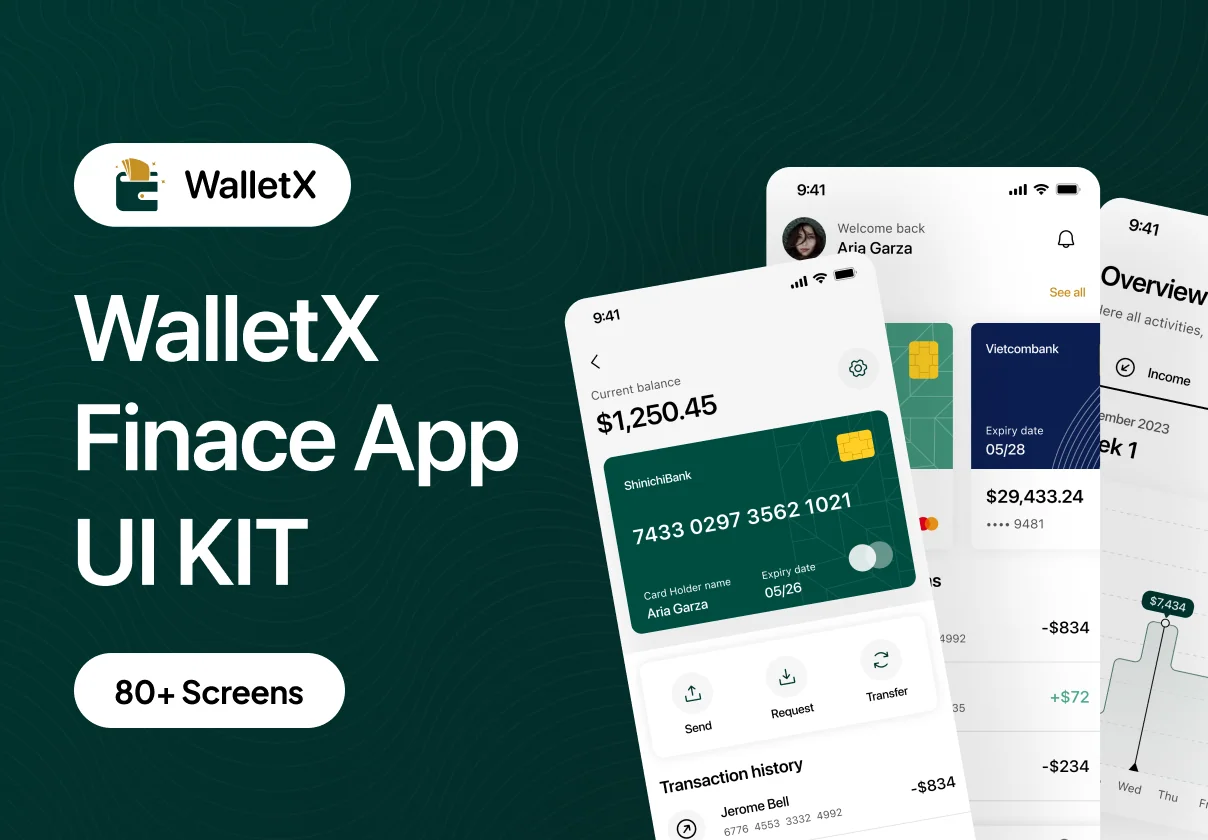 WalletX - Finance App UI KIT