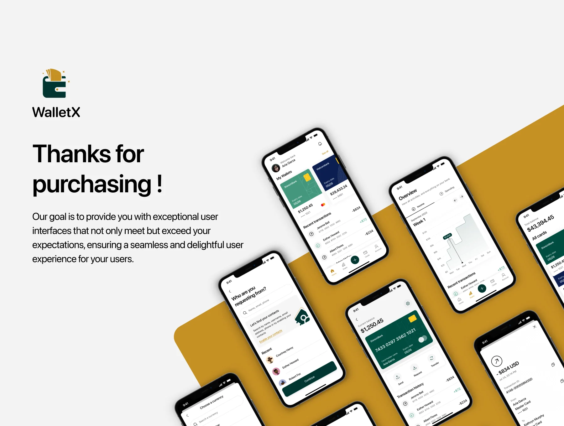 WalletX - Finance App UI KIT 7