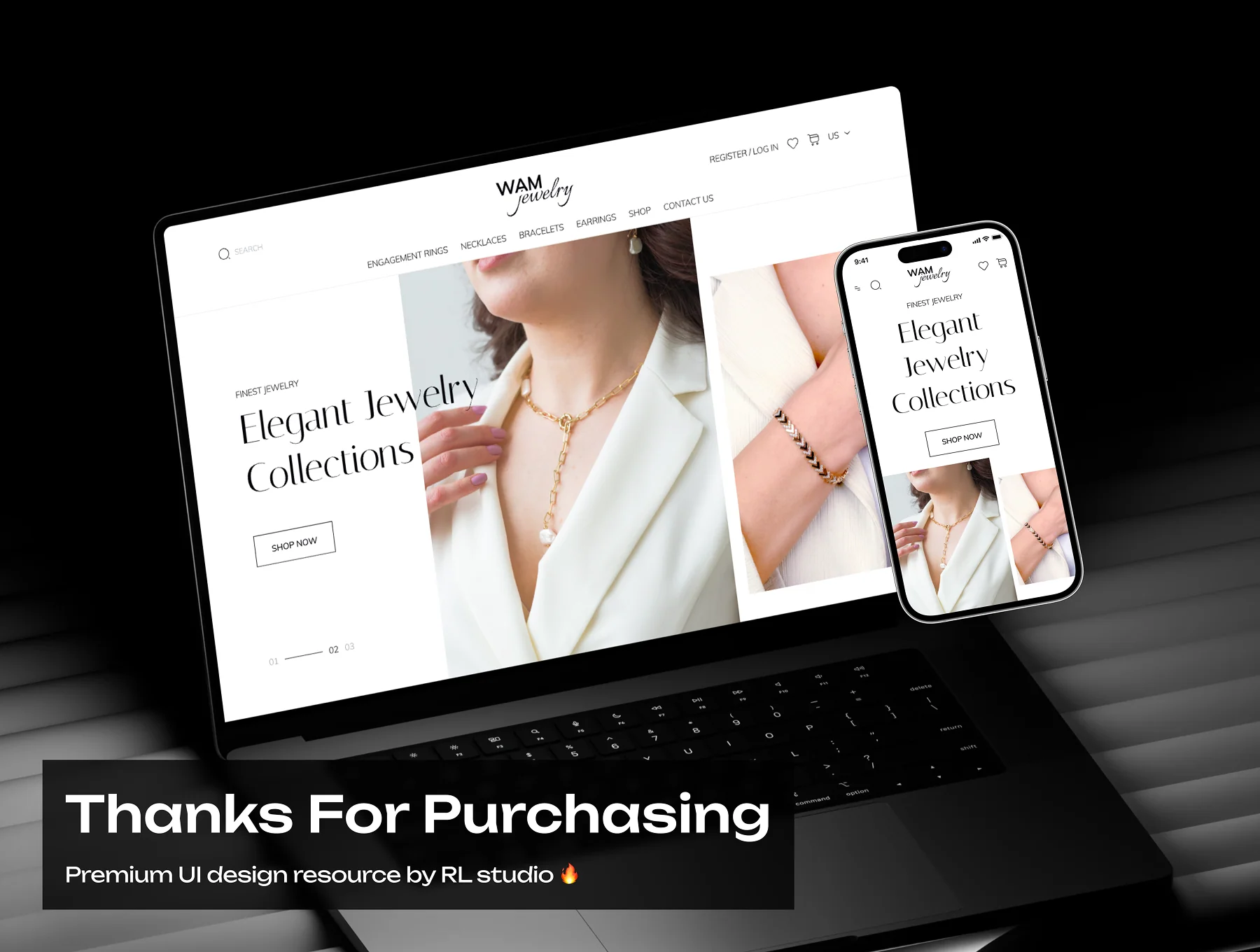 WAMjewelry - Jewelry Ecommerce Website Framer Template 10