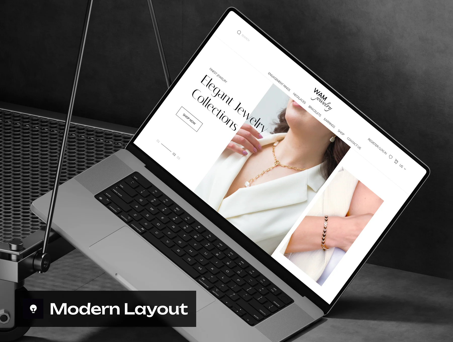 WAMjewelry - Jewelry Ecommerce Website Framer Template 5