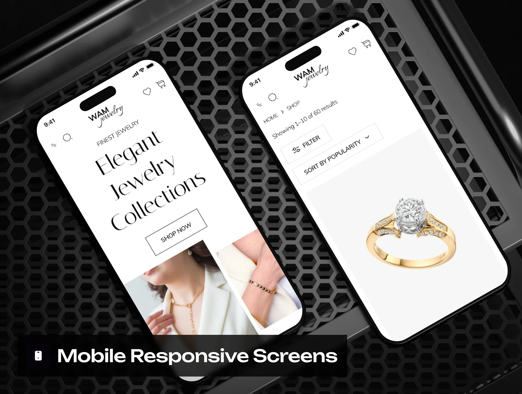WAMjewelry - Jewelry Ecommerce Website Framer Template 7