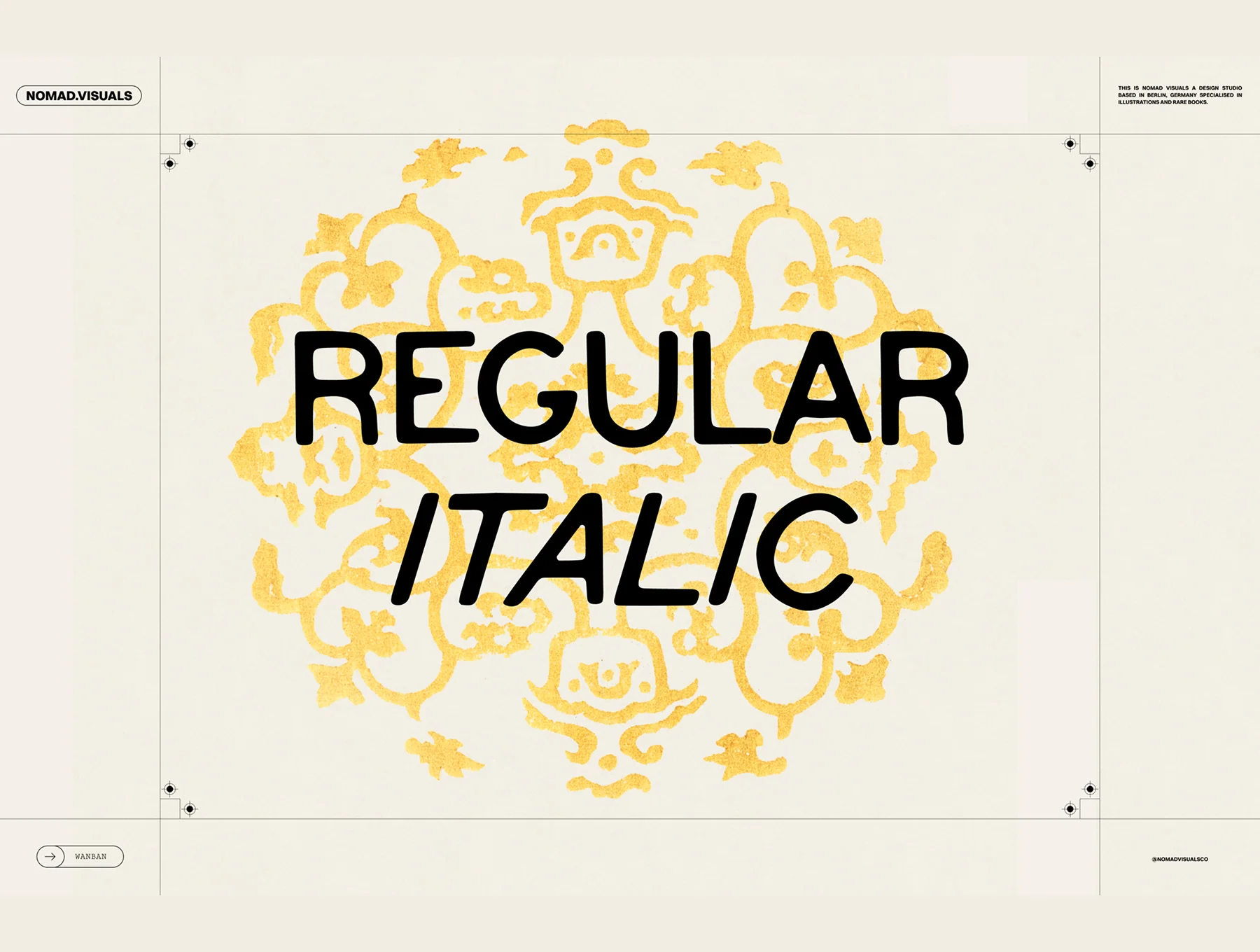 Wanban – Playful Rounded All-Caps Typeface (Regular + Italic) 4