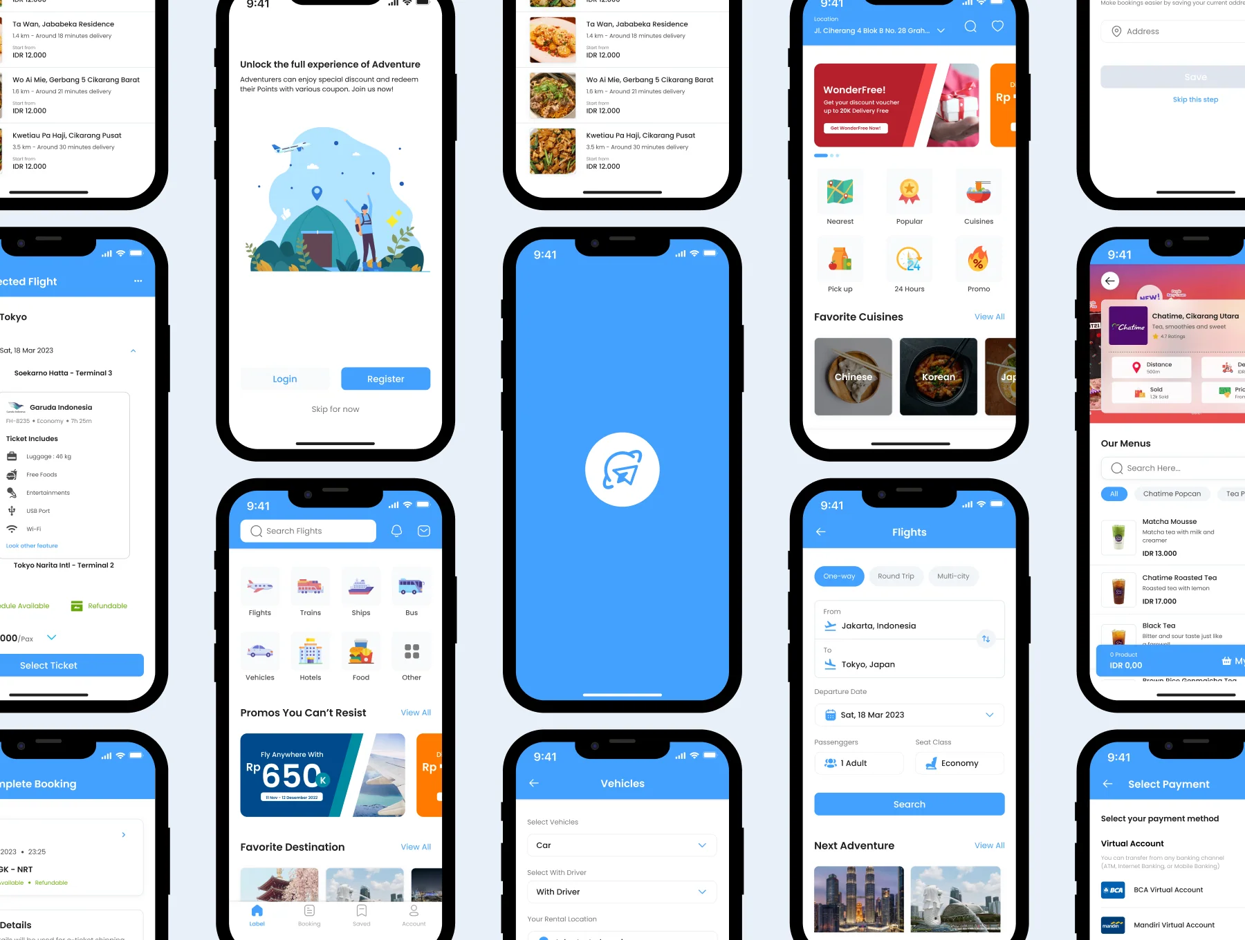 Wanderlust - Travel & Food Apps UI Kit 7