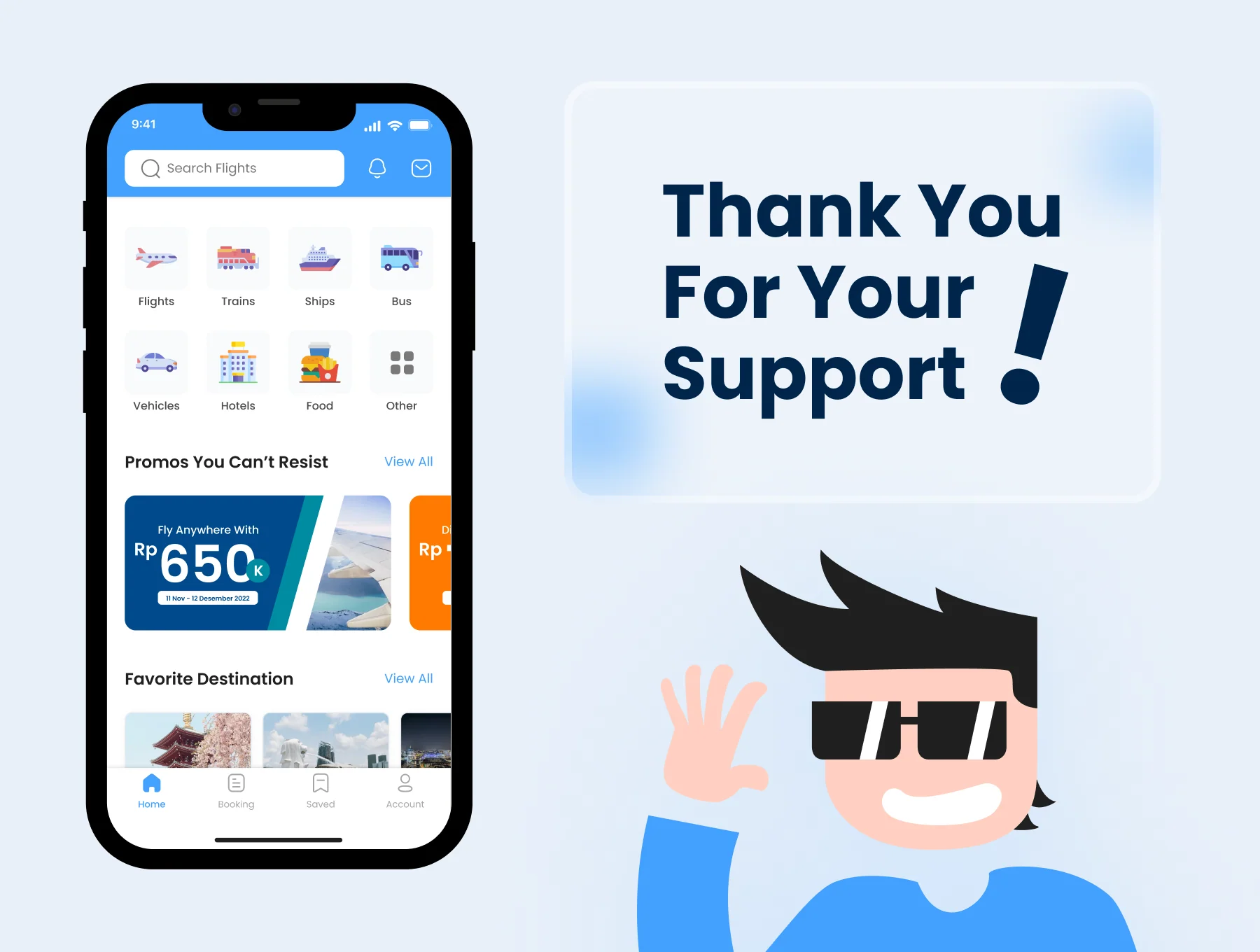 Wanderlust - Travel & Food Apps UI Kit 8