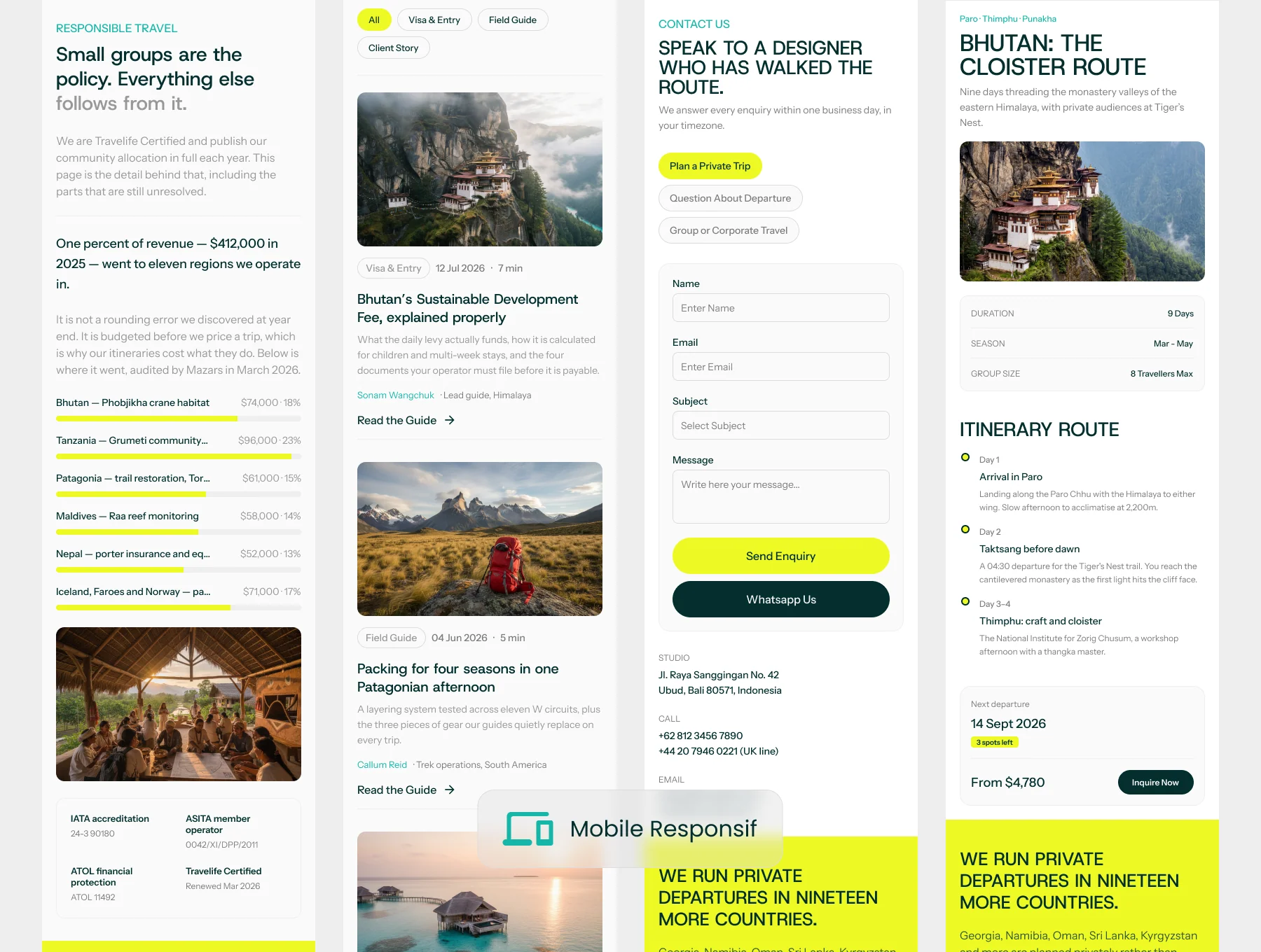 Wanderlust - Travel Tour Agency and Booking Web UI Kit 6