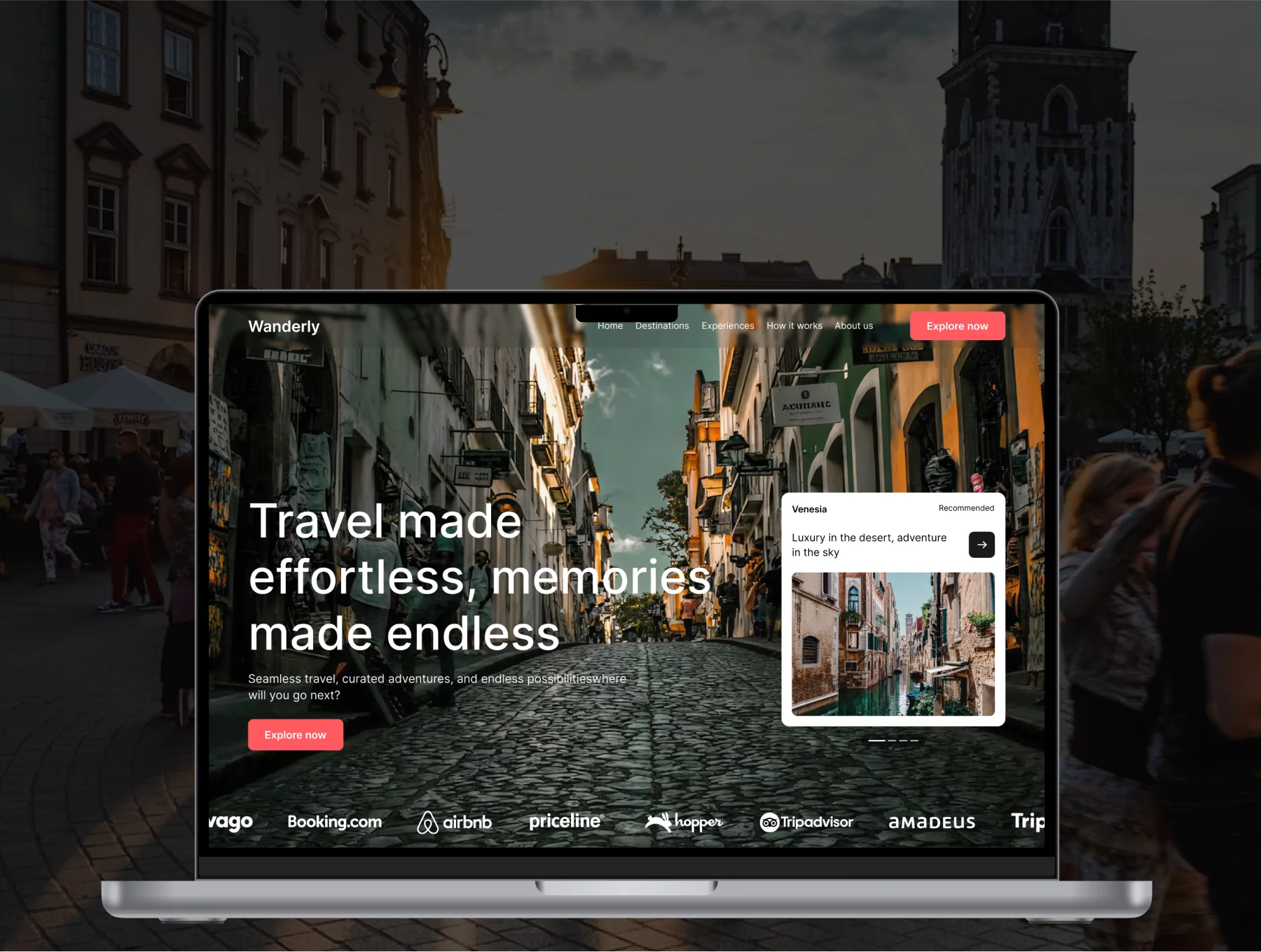 Wanderly - Premium Travel Landing Page UI Kit 4