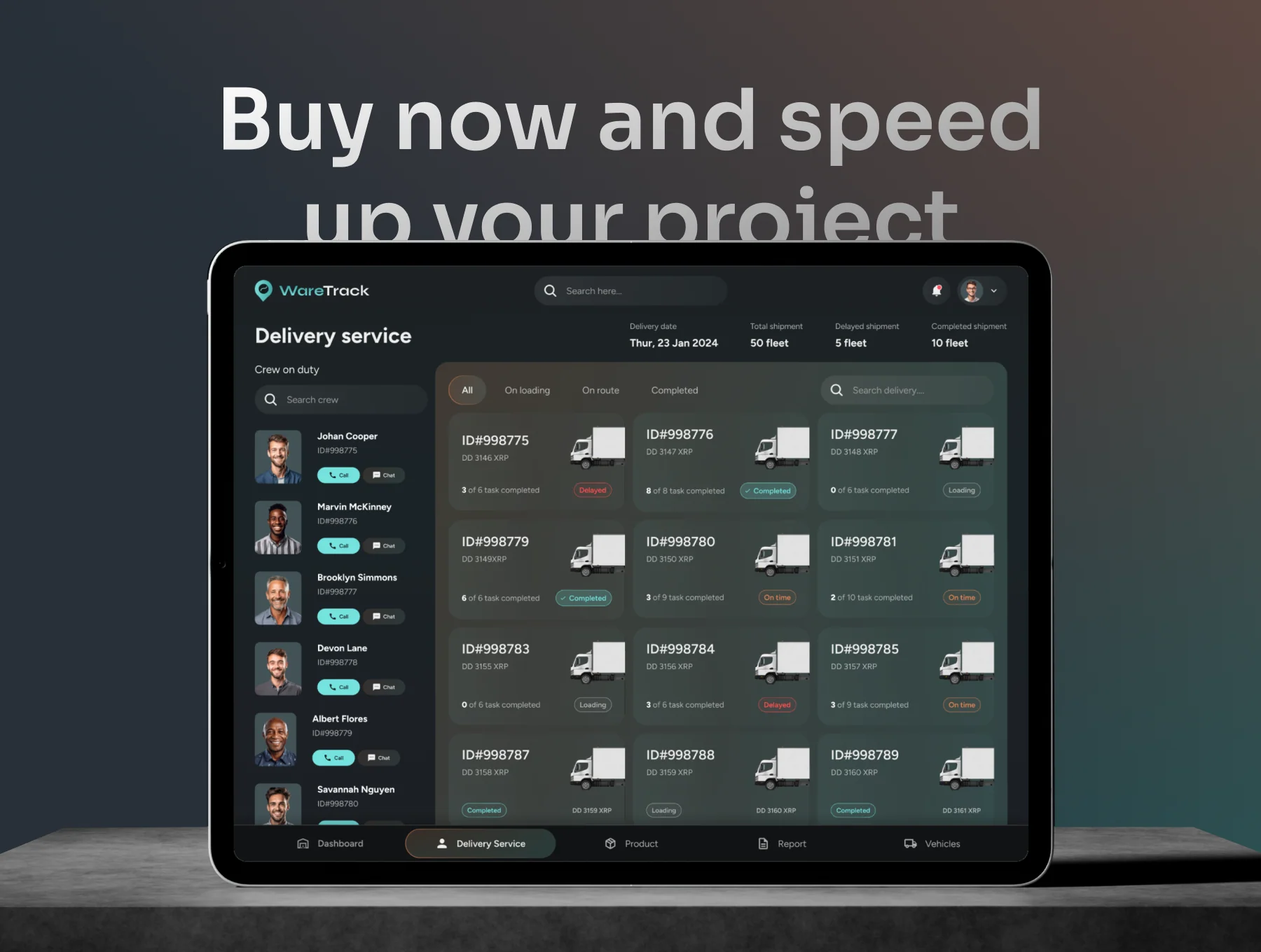 WareTrack - SAAS Warehouse Management App UI Kit 10
