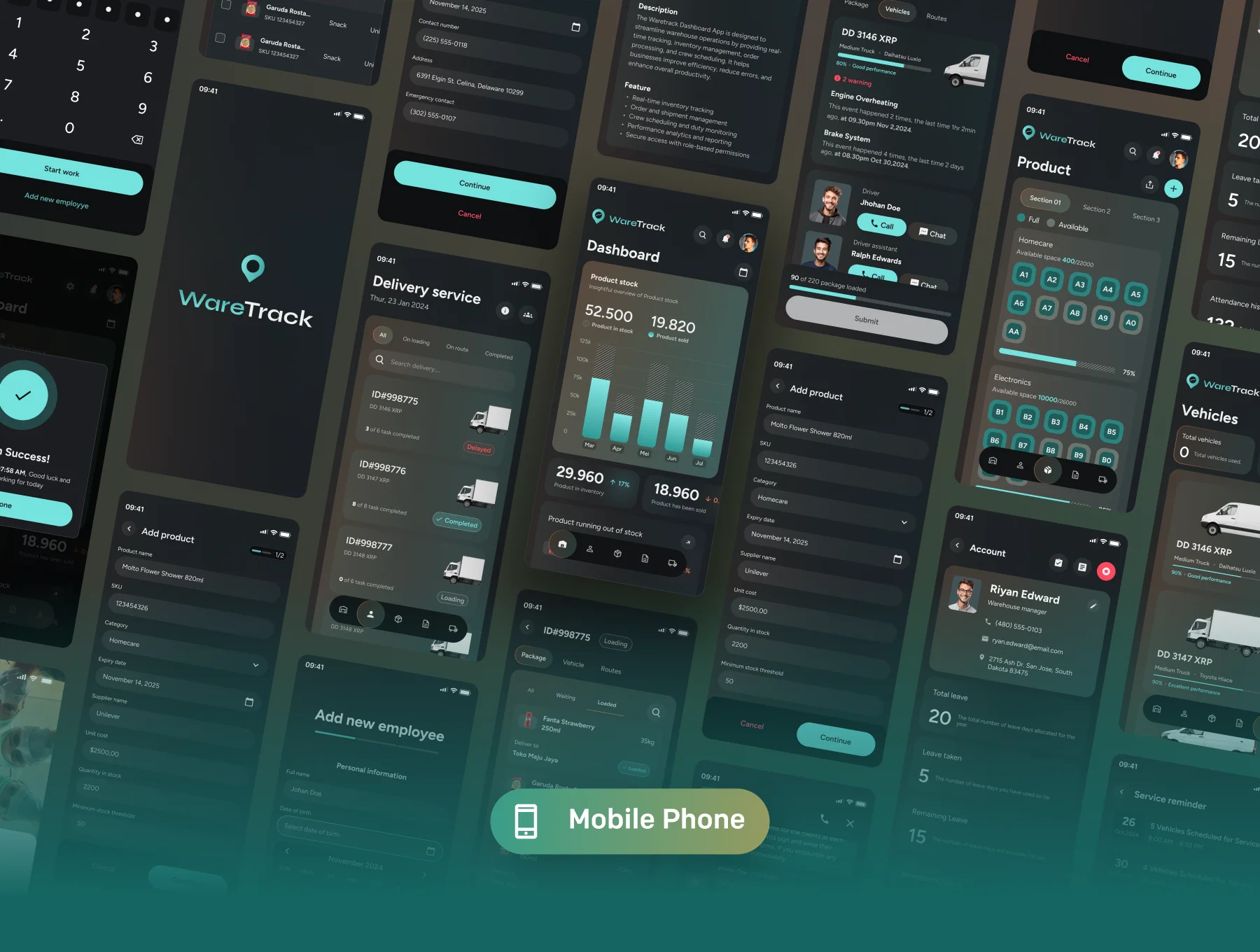 WareTrack - SAAS Warehouse Management App UI Kit 8