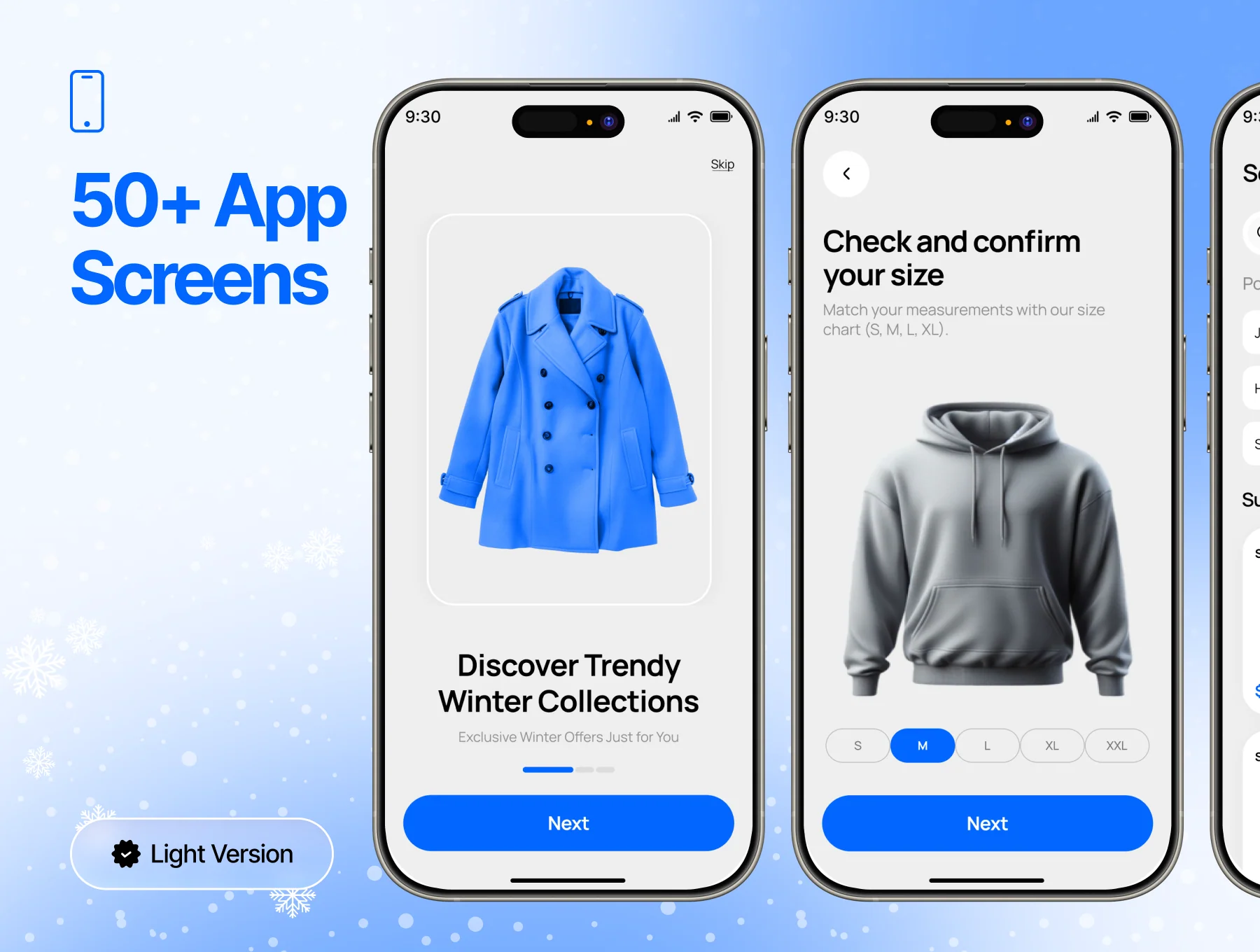 Warmify – AI Winter Clothing Store Ecommerce Mobile App UI Kit 4