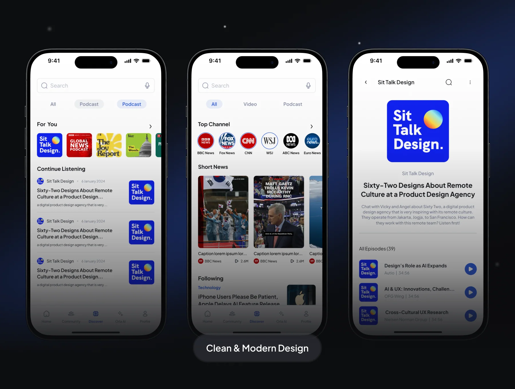 Warta - News App UI Kit 4