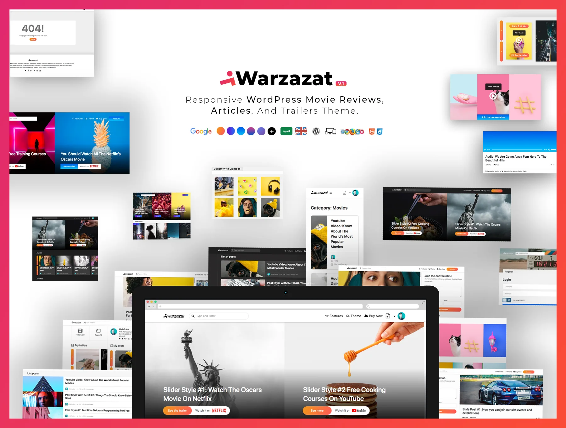 Warzazat WordPress Theme