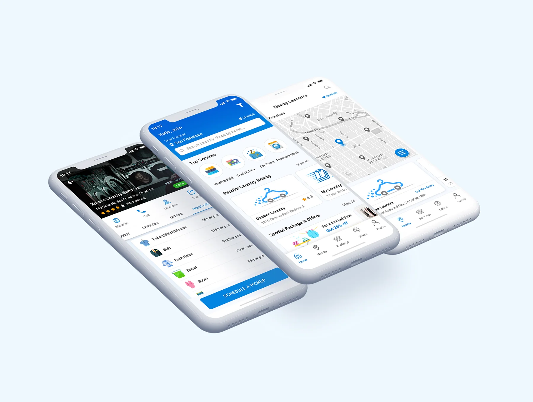 Wash It : Laundry App UI Kit 4
