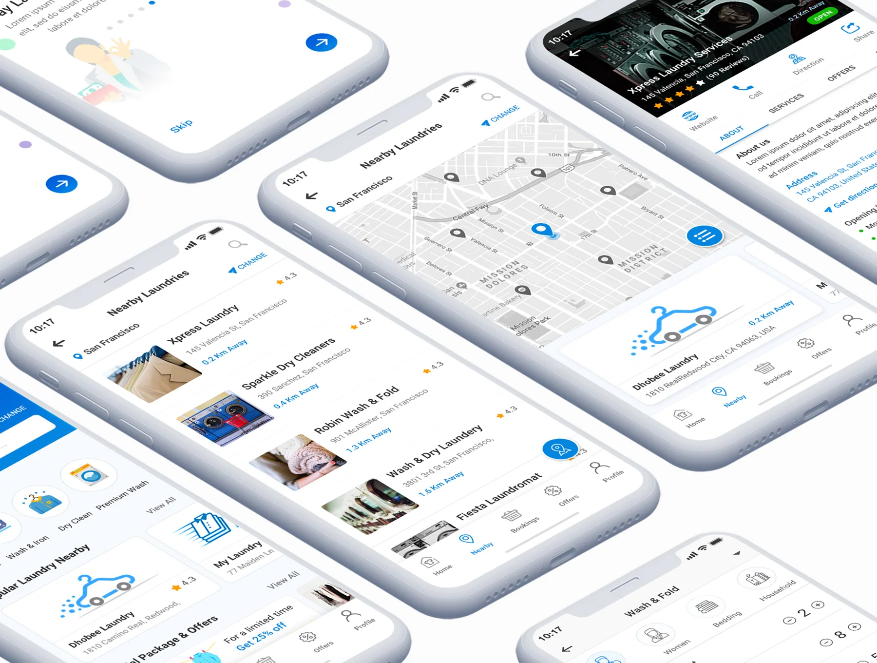 Wash It : Laundry App UI Kit 6