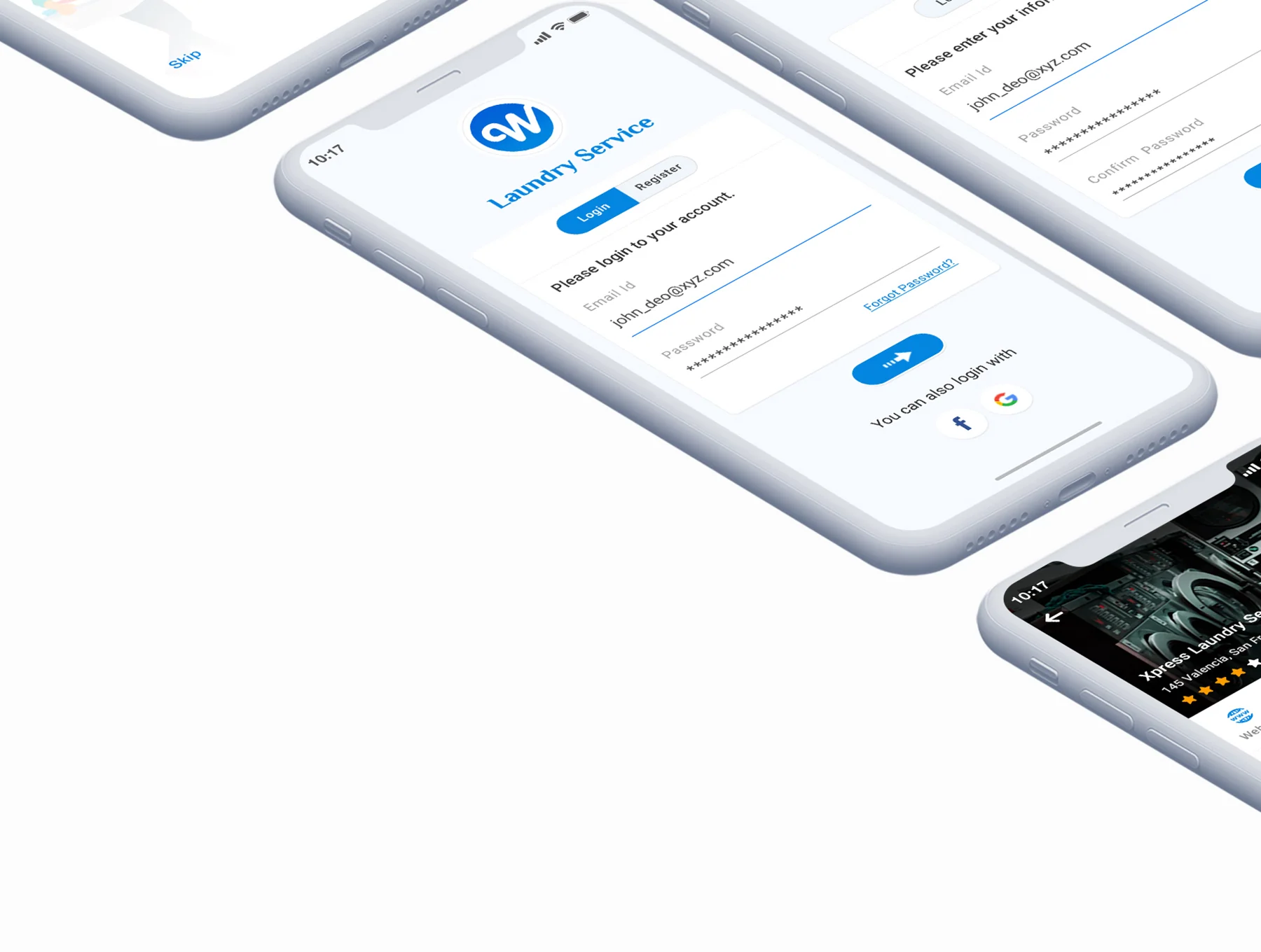 Wash It : Laundry App UI Kit 7