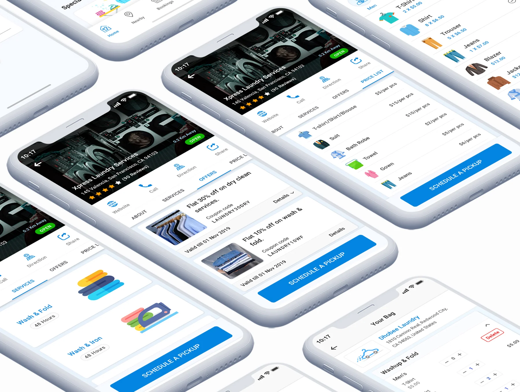 Wash It : Laundry App UI Kit 8