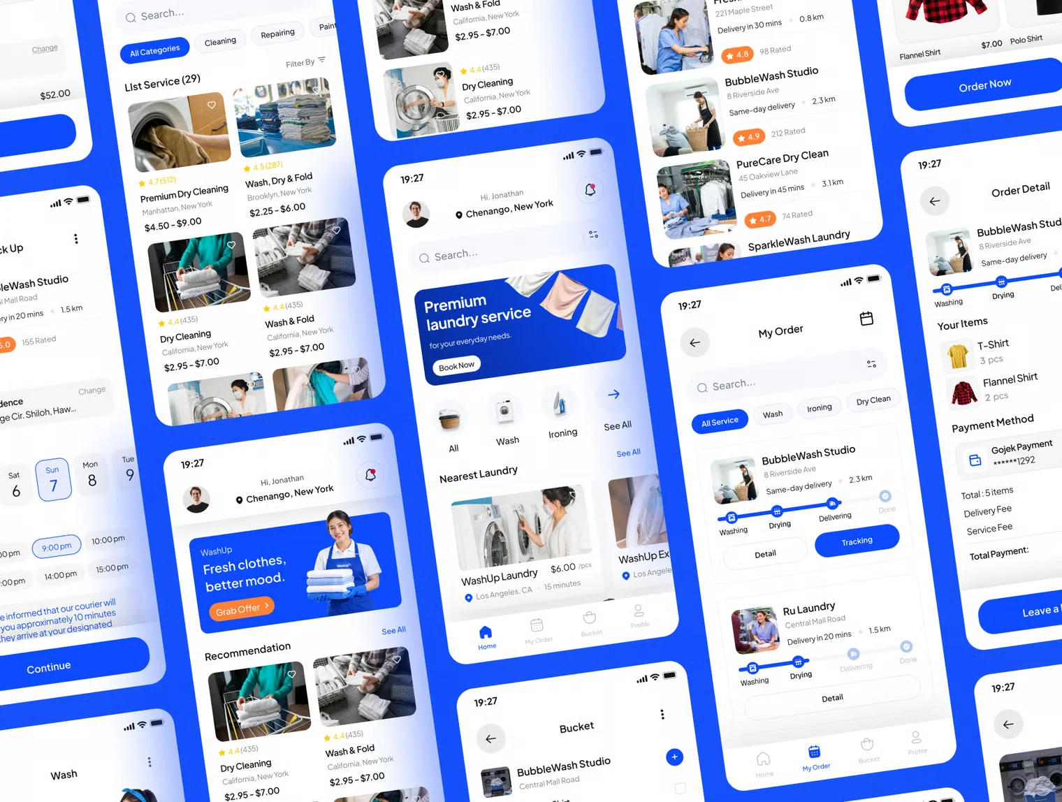 WashUp - Laundry Service App UI Kits 5