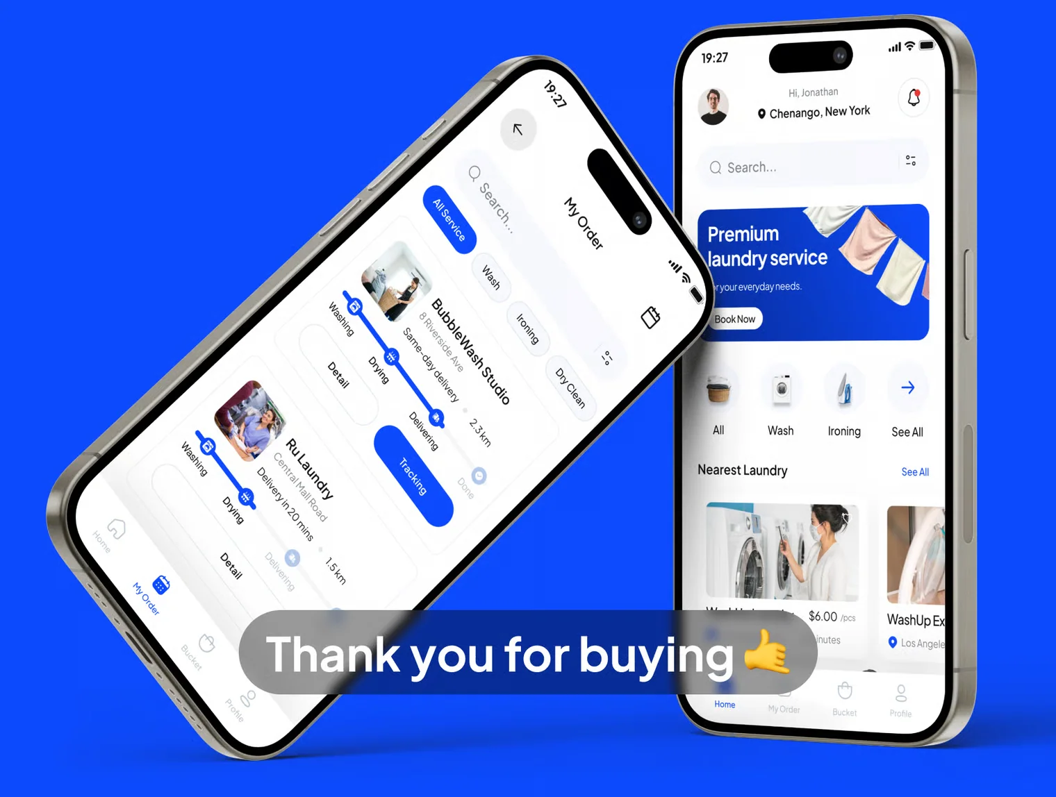 WashUp - Laundry Service App UI Kits 6