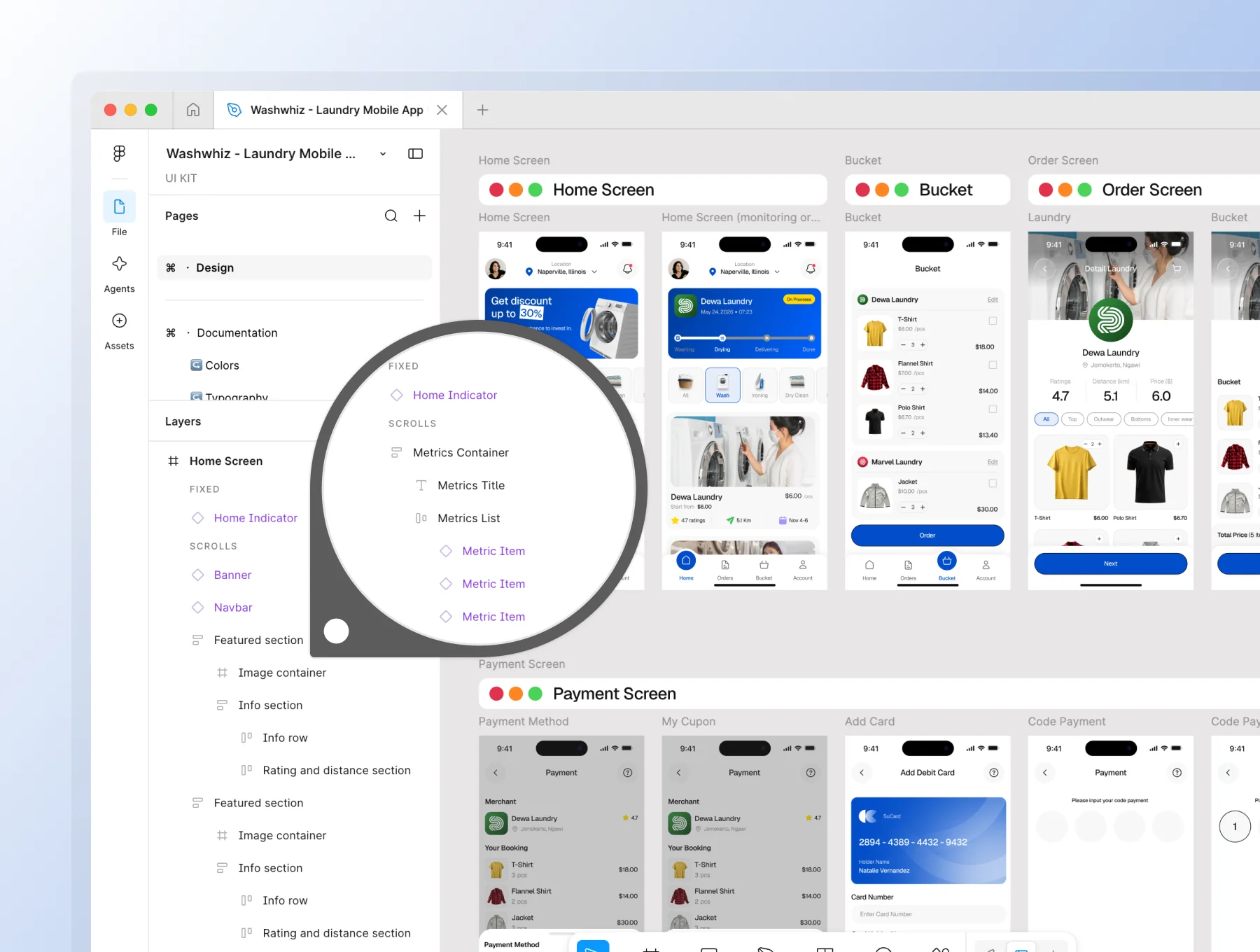 Washwhiz - Laundry Mobile App UI Kit 5