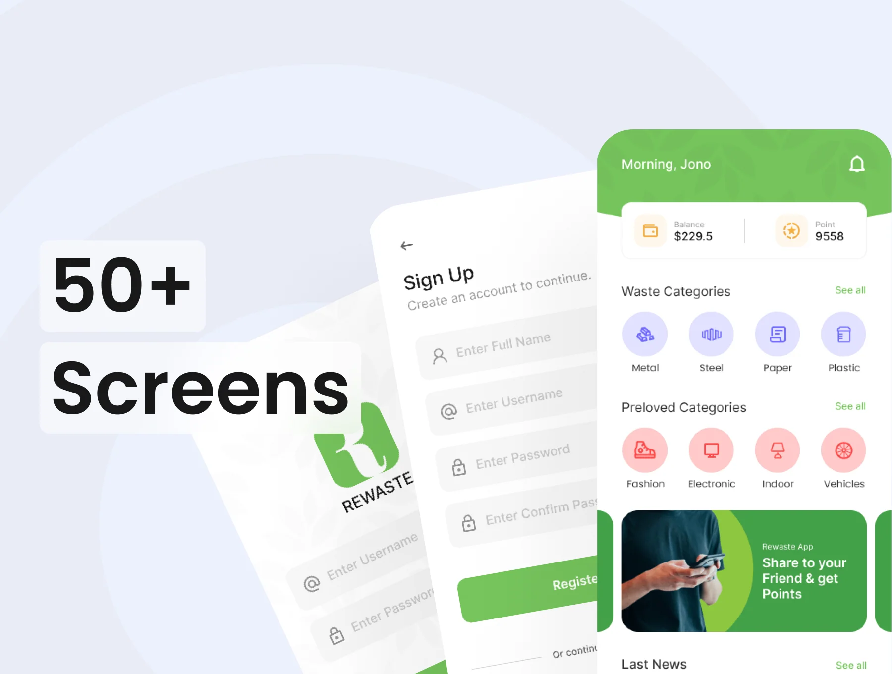Waste UI Kit 2