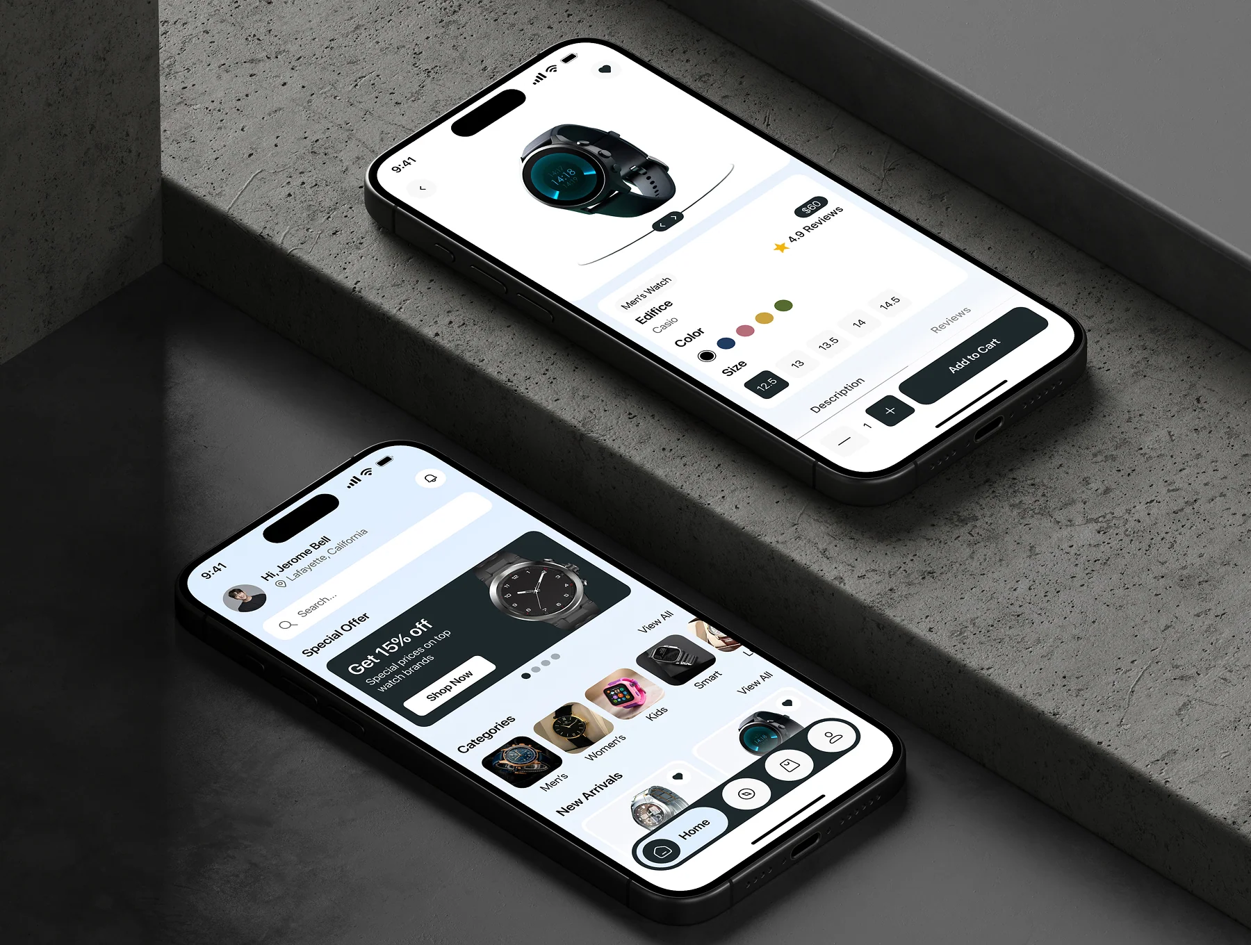 Watch E-commerce Mobile App UI Kit 7