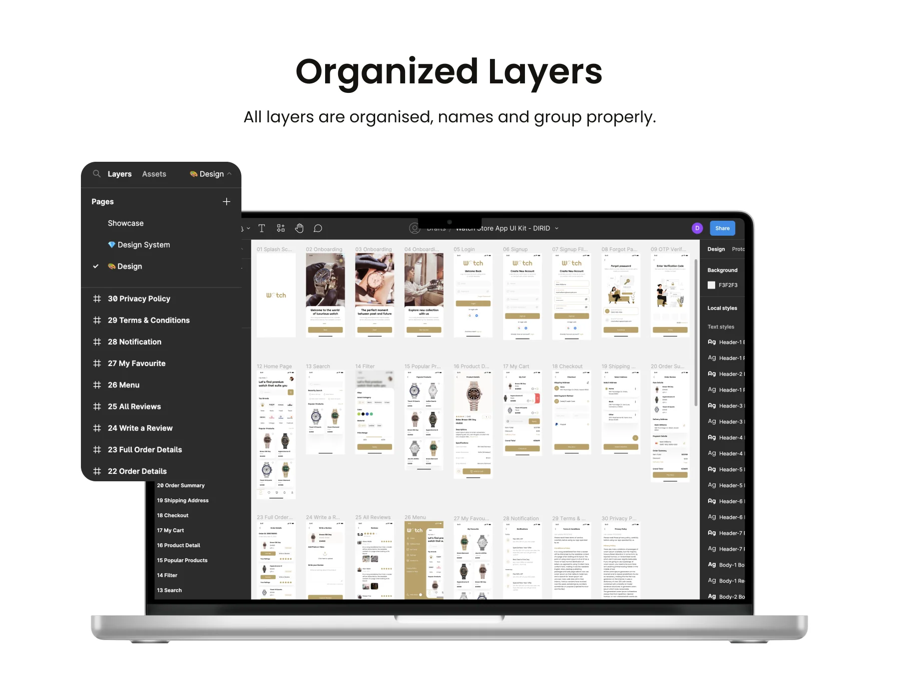 Watch Shop App UI Kit 3