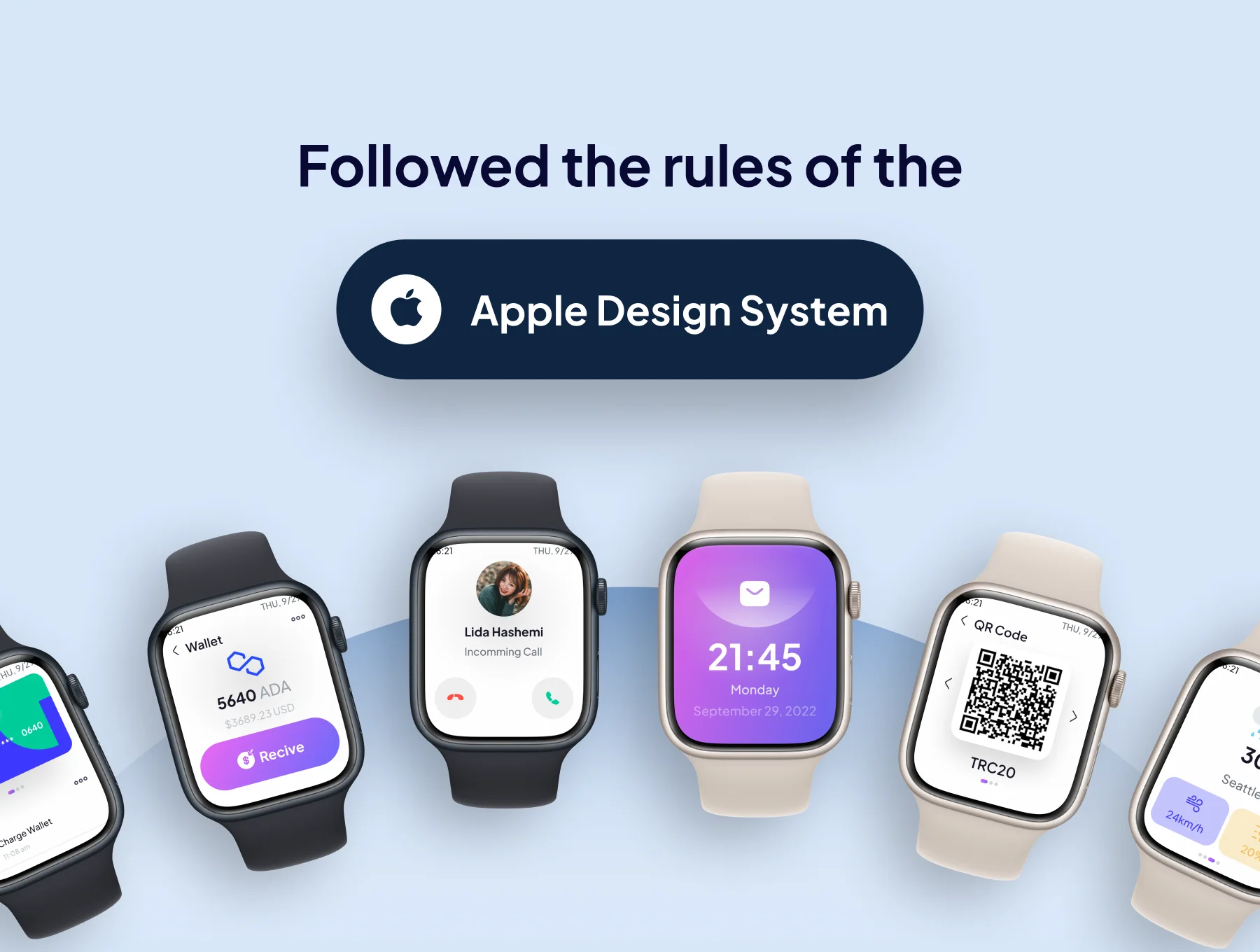 WatchKuy - Apple Watch UI Kit 5