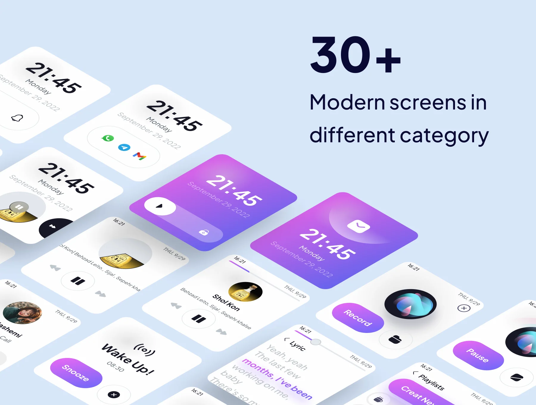 WatchKuy - Apple Watch UI Kit 7
