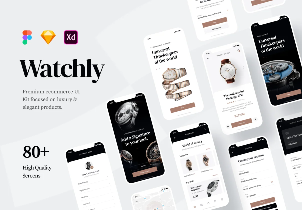 Watchly - Ecommerce UI Kit
