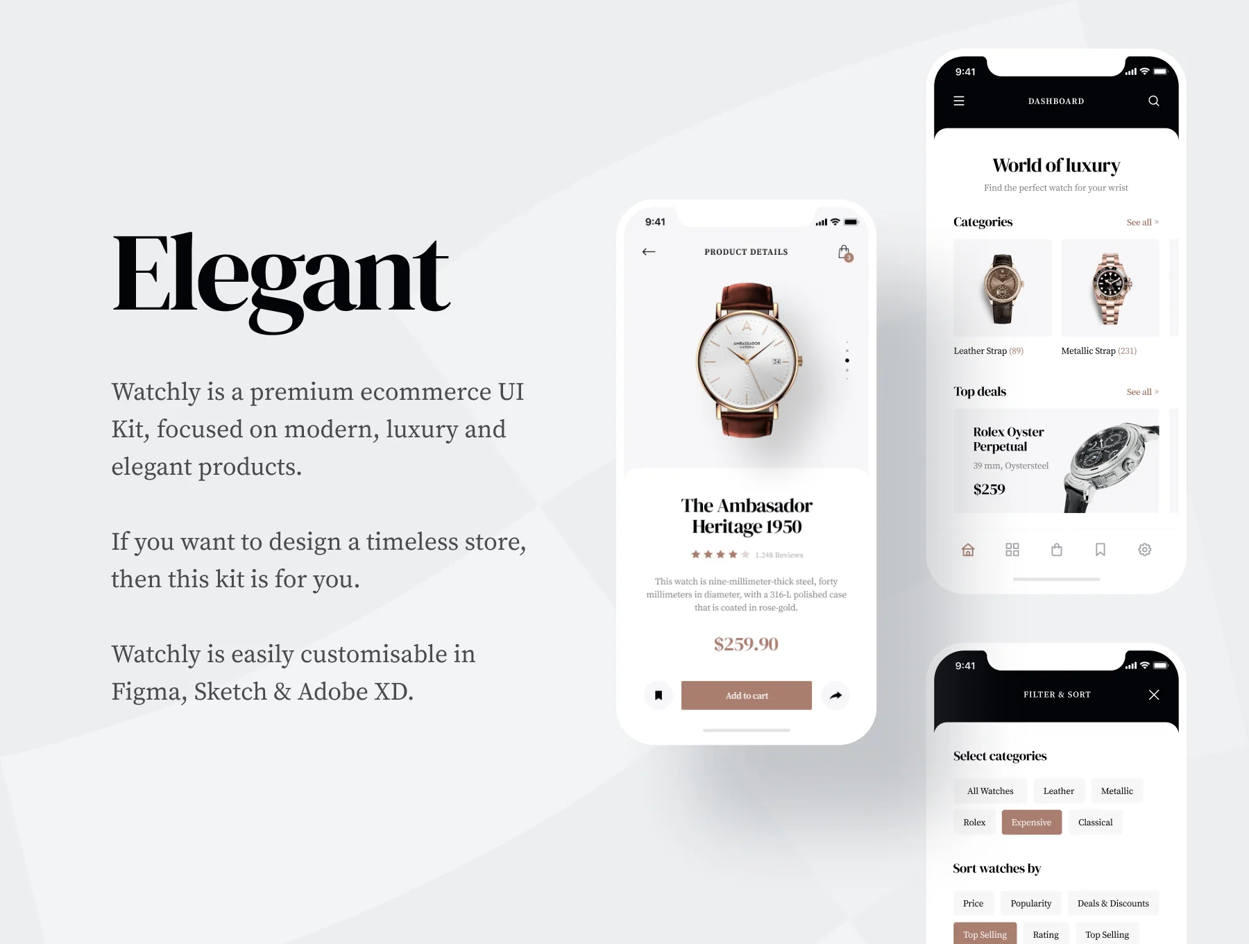 Watchly - Ecommerce UI Kit 2