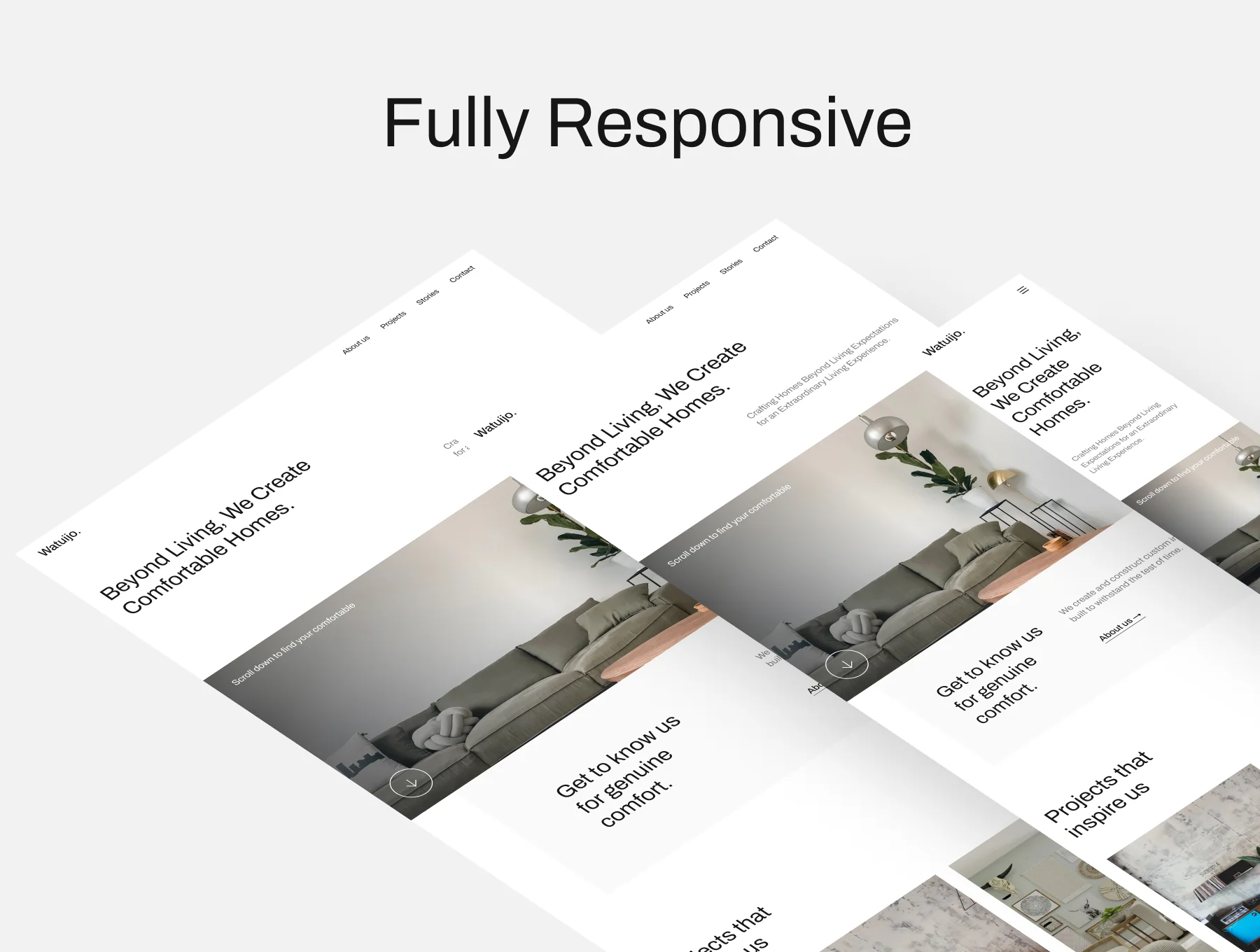 Watuijo - Interior Design Sass Website 2