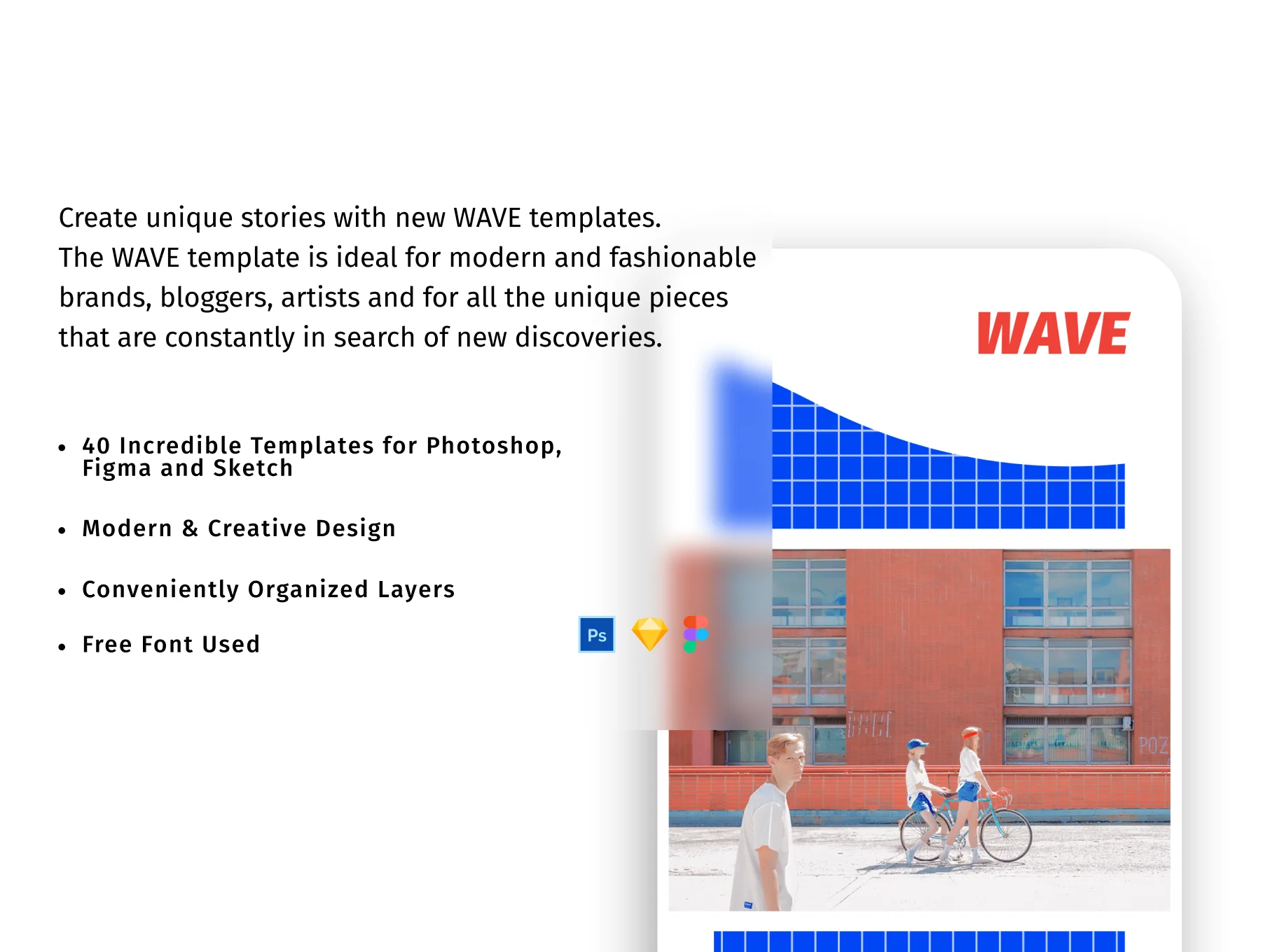 Wave Pack Instagram Story Templates 8