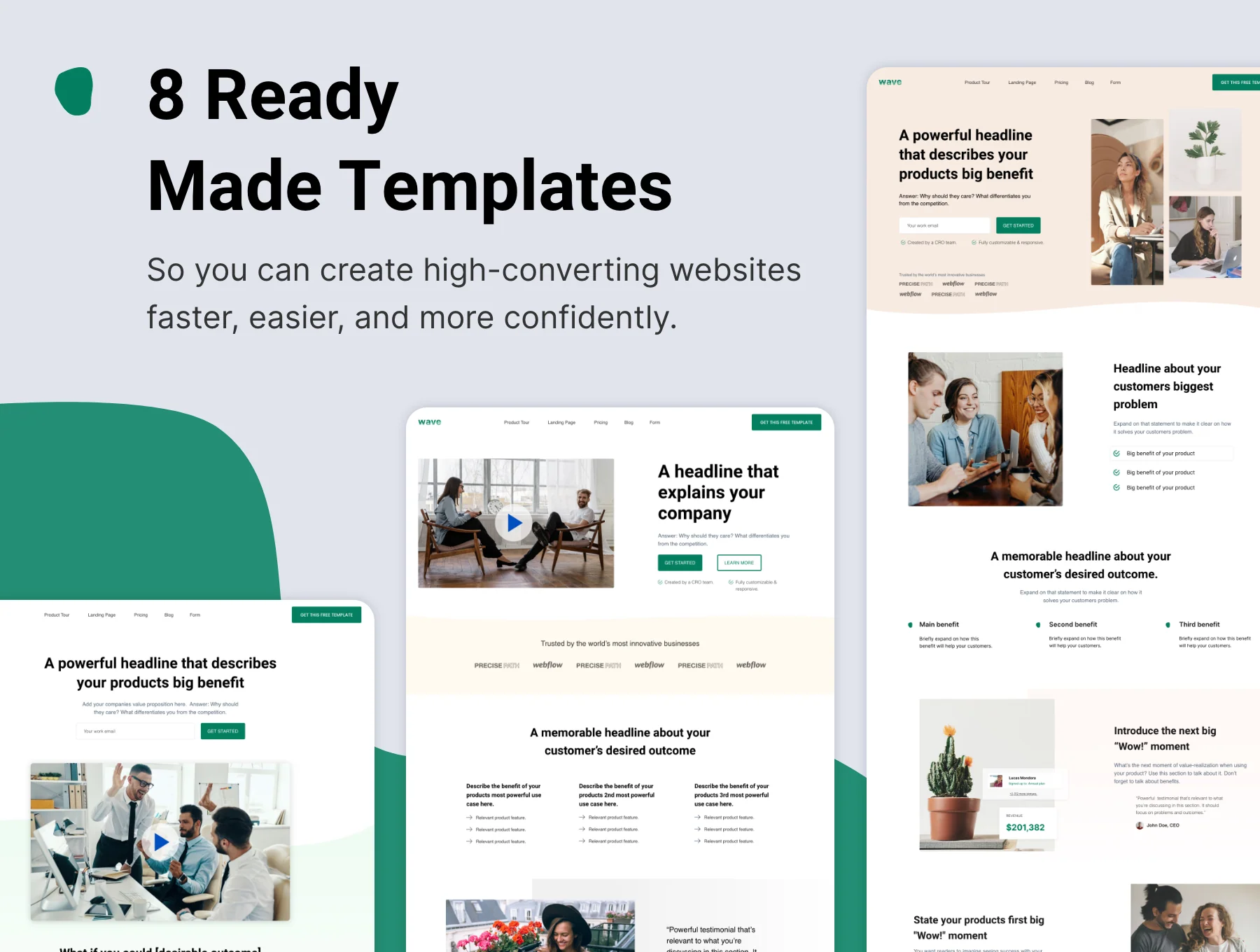 Wave — HTML5 + Webflow Theme for Startups 2