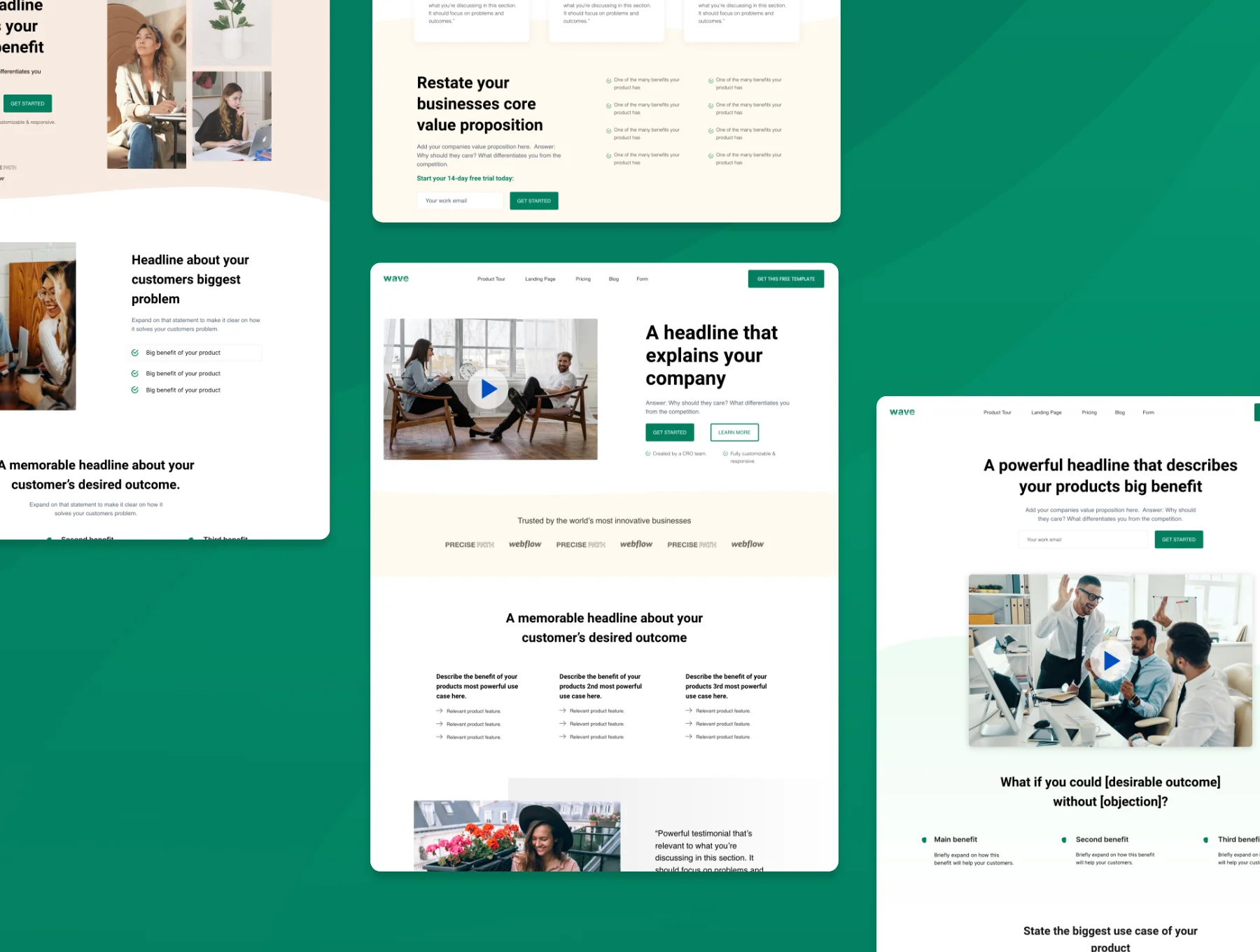 Wave — HTML5 + Webflow Theme for Startups 5