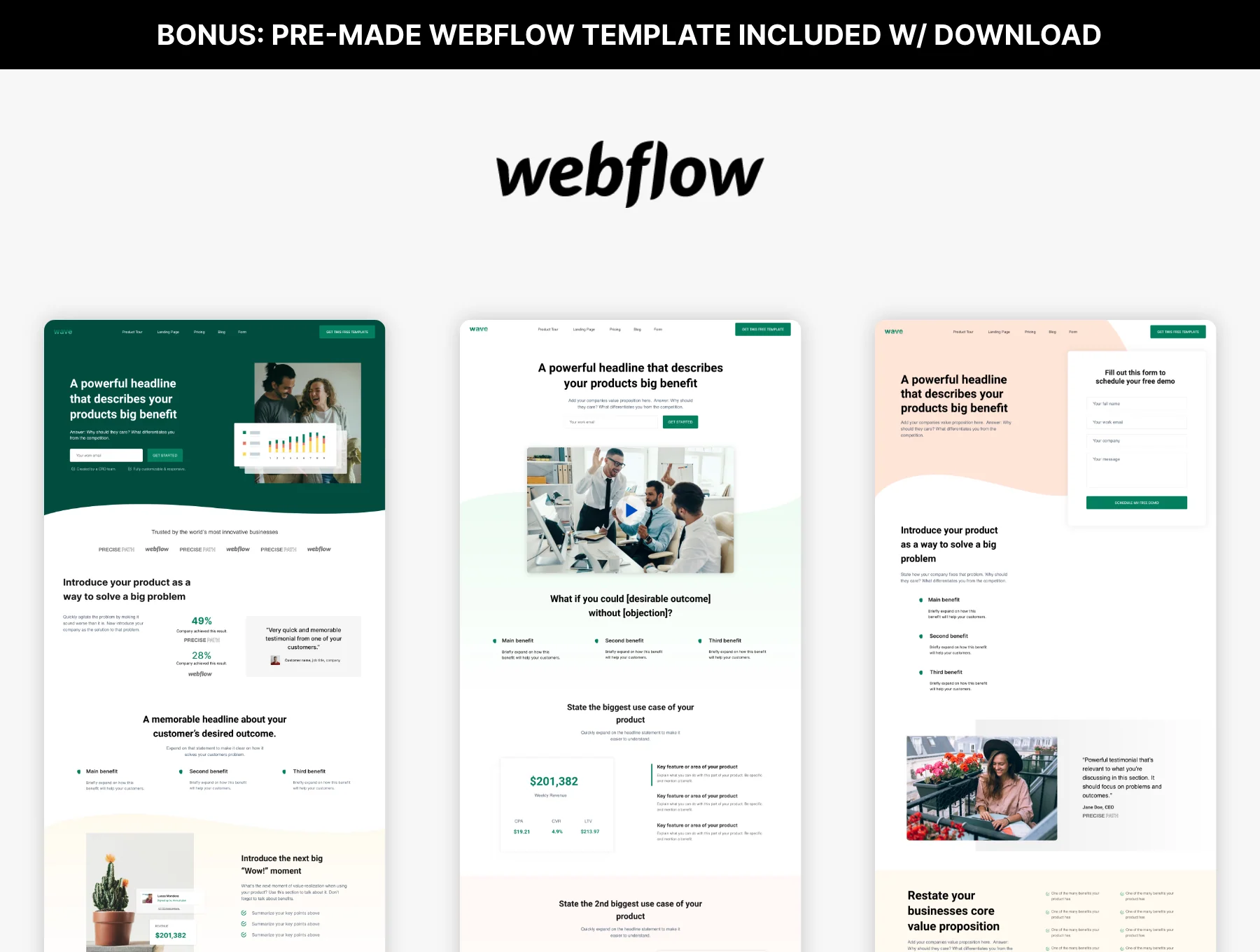 Wave — HTML5 + Webflow Theme for Startups 6