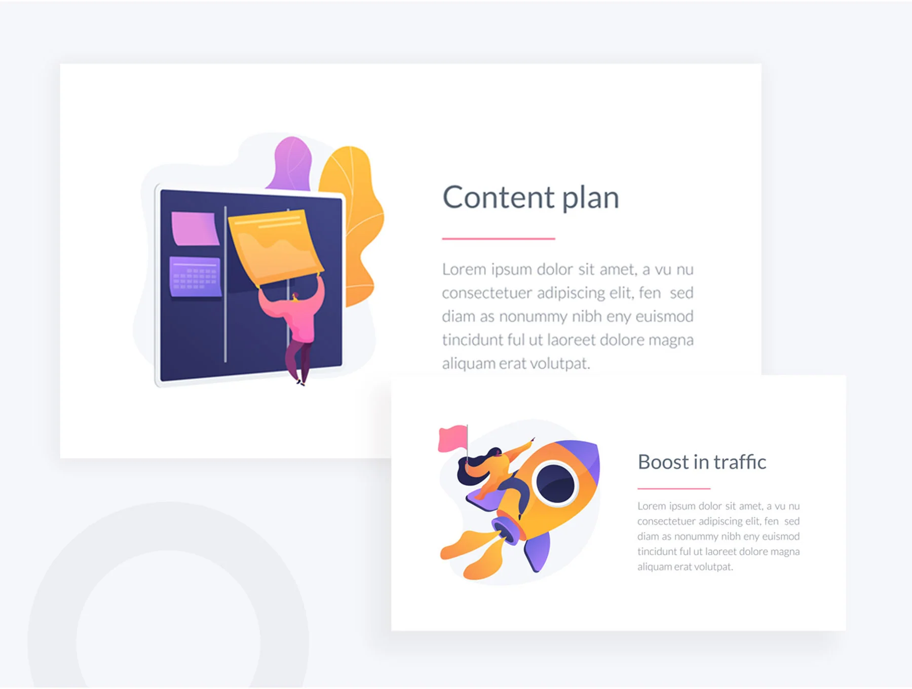 Wavy. Metaphor illustrations for UI 3